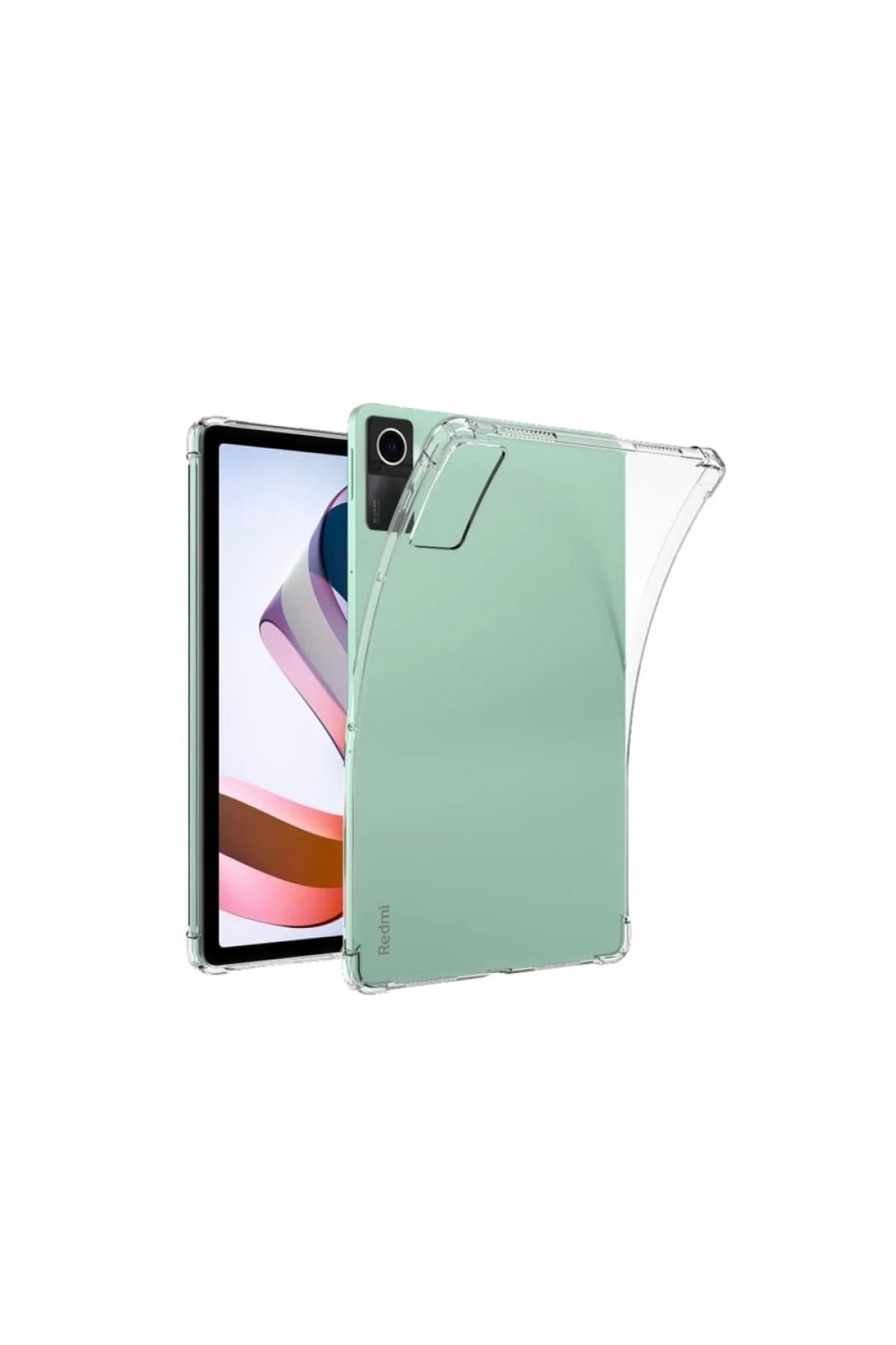 Newface Xiaomi Redmi Pad SE 4G Kılıf Anti Şeffaf Tablet Silikon - Şeffaf