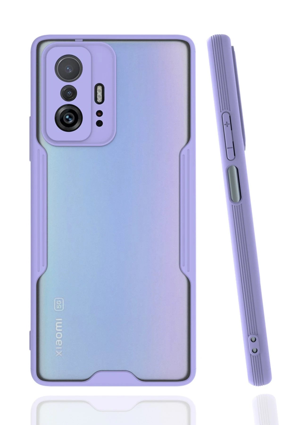 Newface Xiaomi Mi 11T Pro Kılıf Platin Silikon - Lila