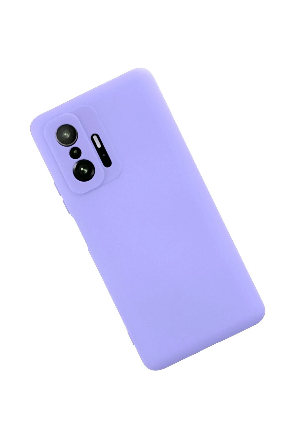 Newface Xiaomi Mi 11T Pro Kılıf Nano içi Kadife Silikon - Lila