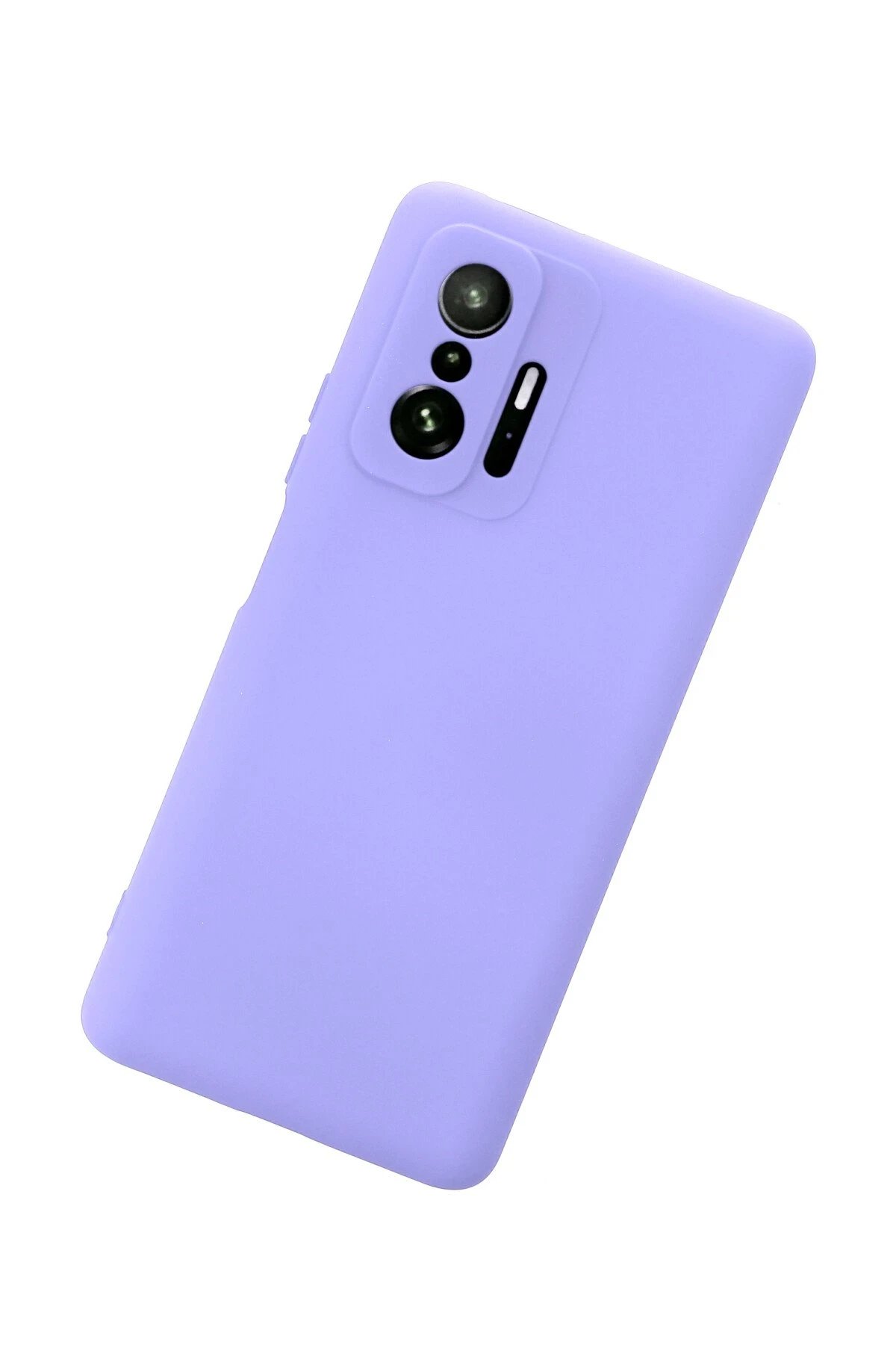 Newface Xiaomi Mi 11T Pro Kılıf Nano içi Kadife Silikon - Lila