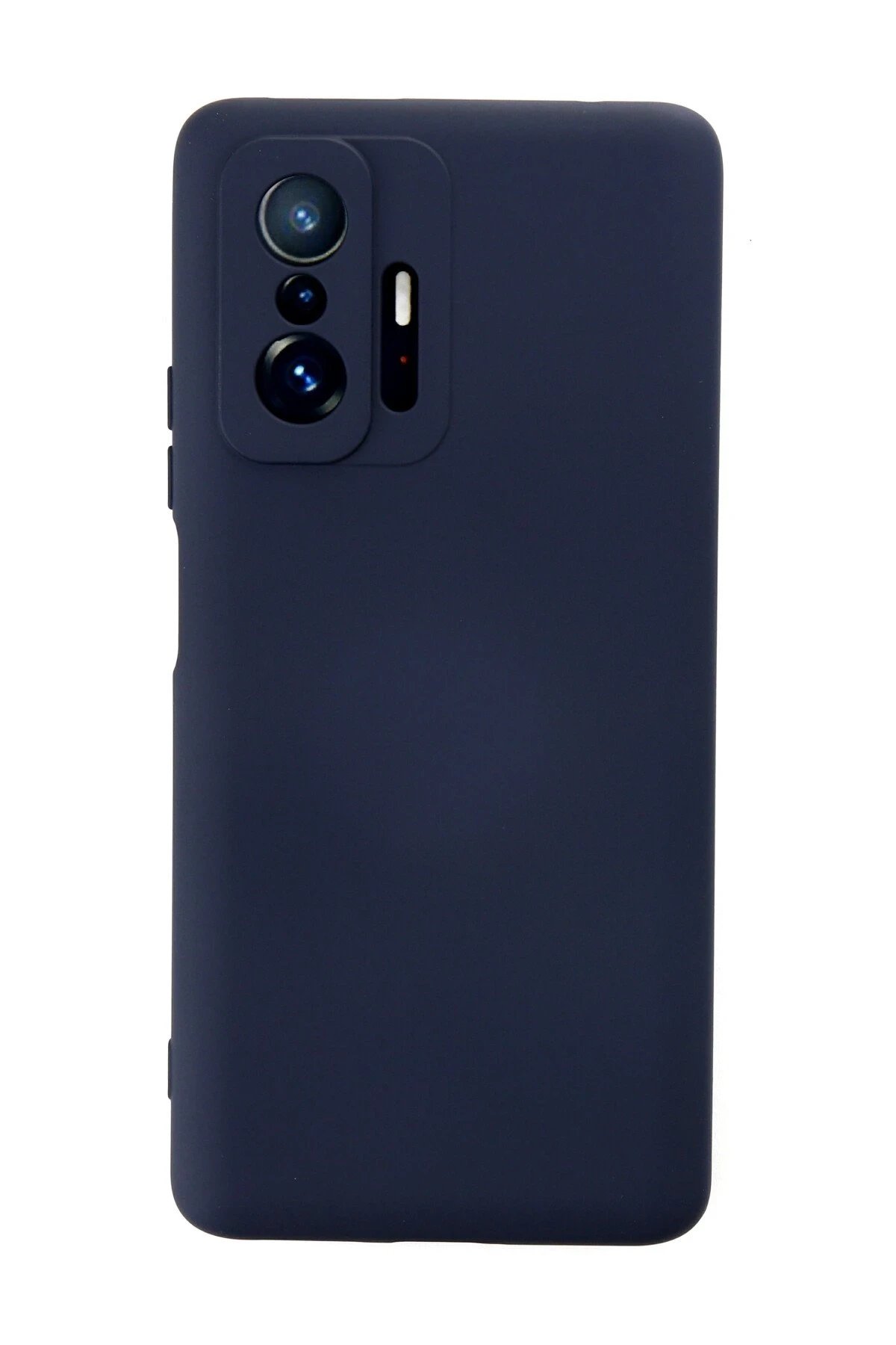 Newface Xiaomi Mi 11T Pro Kılıf Nano içi Kadife Silikon - Lacivert