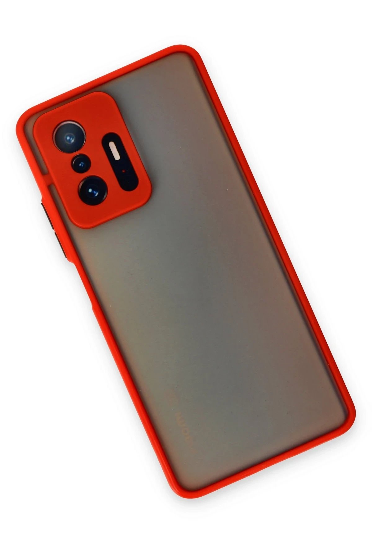 Newface Xiaomi Mi 11T Pro Kılıf Montreal Silikon Kapak - Kırmızı