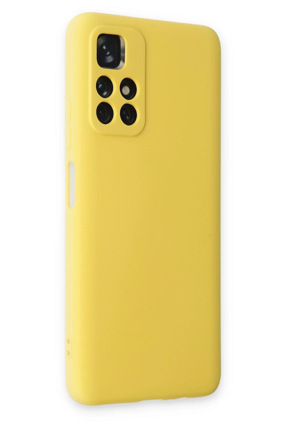 Newface Xiaomi Redmi Note 11T Kılıf Nano içi Kadife Silikon - Sarı