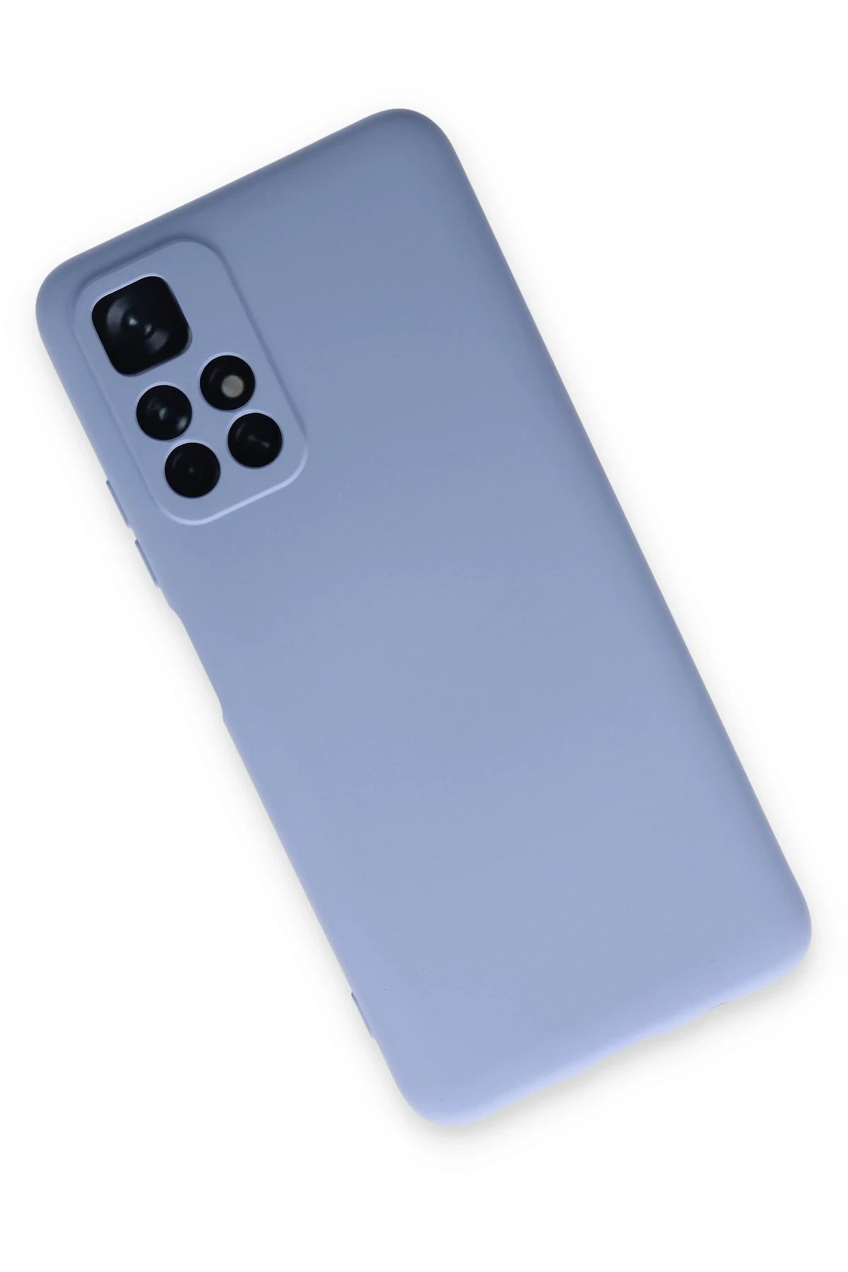 Newface Xiaomi Redmi Note 11T Kılıf Nano içi Kadife Silikon - Lila