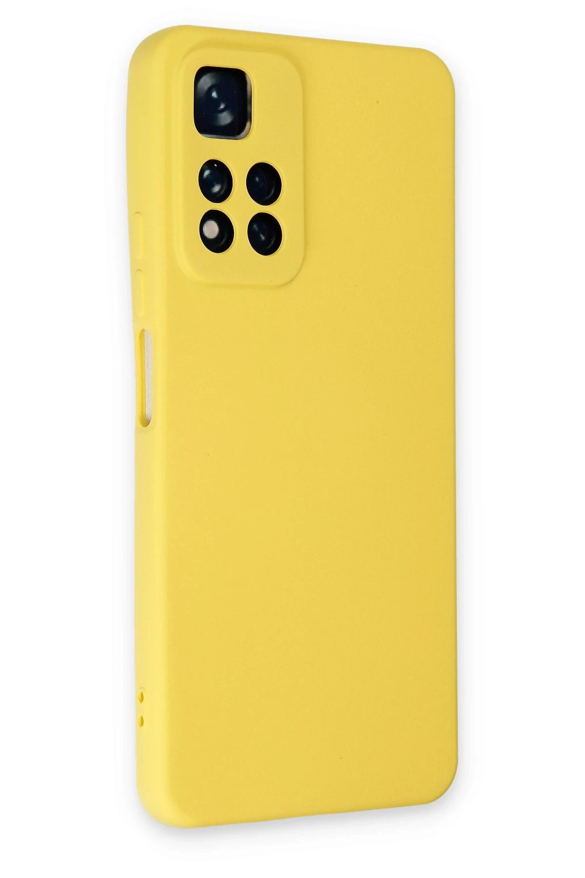 Newface Xiaomi Redmi Note 11 Pro Plus 5G Kılıf Nano içi Kadife Silikon - Sarı