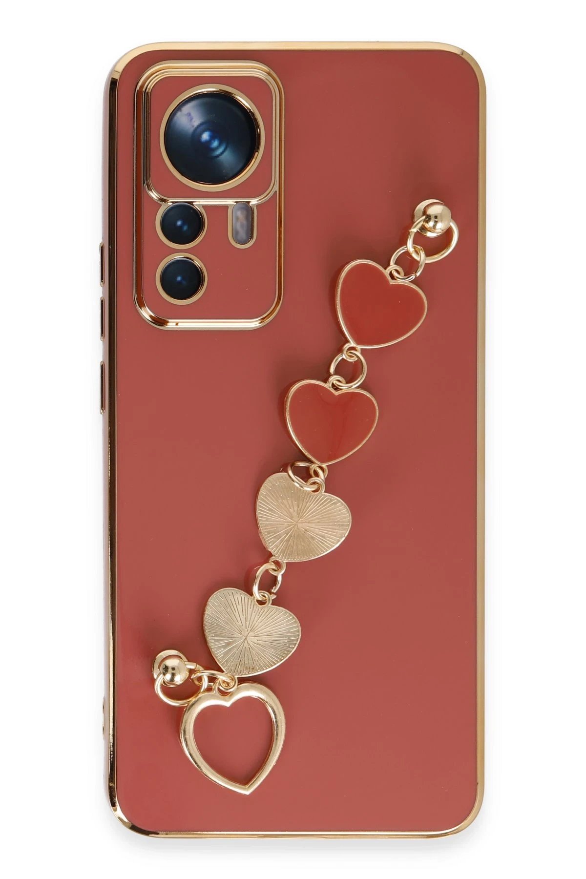 Newface Xiaomi Mi 12T Pro Kılıf Esila Silikon - Kırmızı