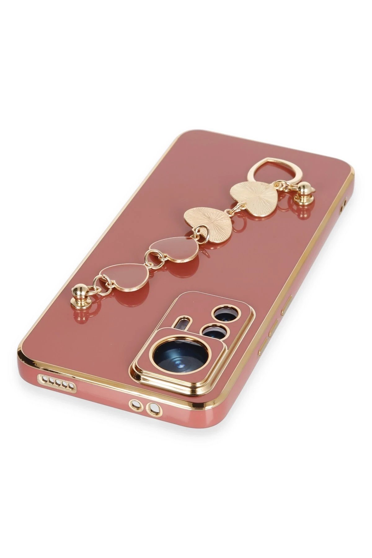 Newface Xiaomi Mi 12T Pro Kılıf Esila Silikon - Kırmızı