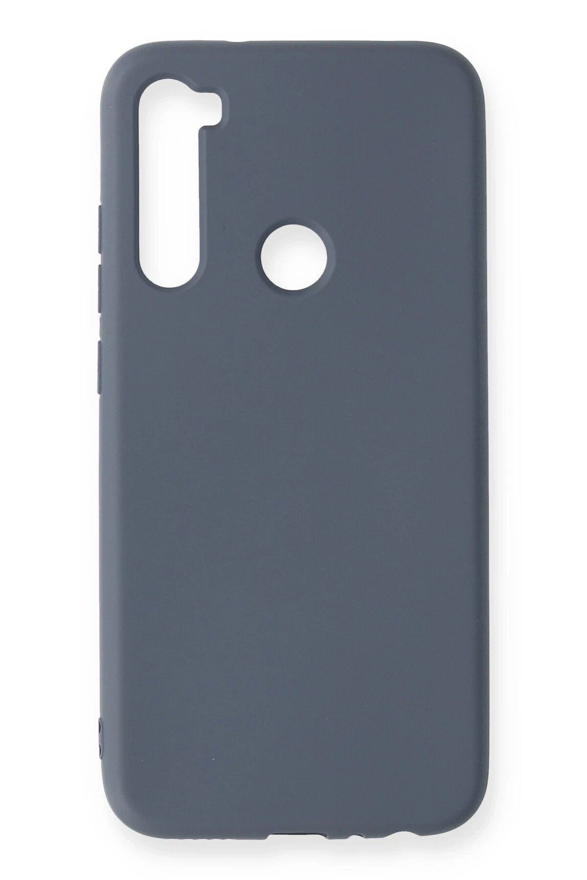 Newface Xiaomi Redmi Note 8 Kılıf Nano içi Kadife Silikon - Gri