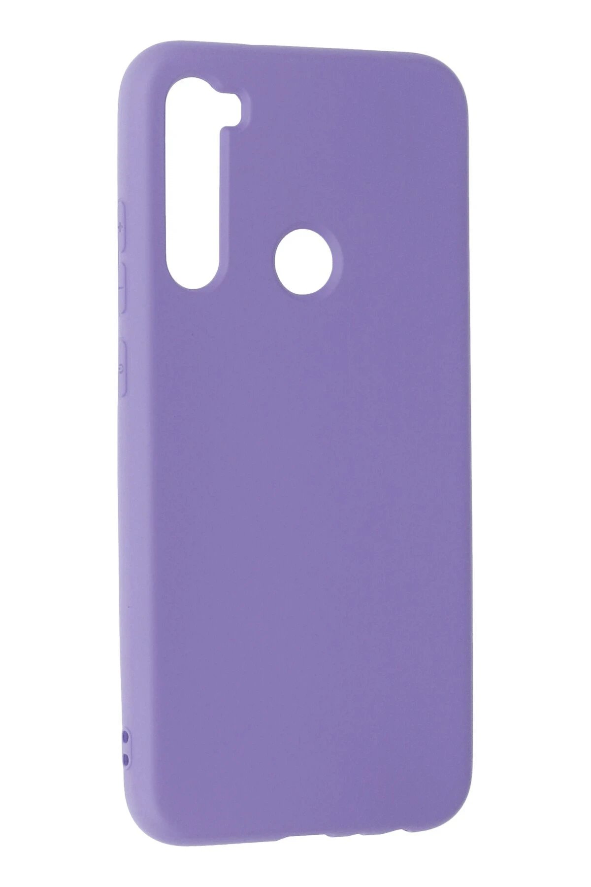 Newface Xiaomi Redmi Note 8 Kılıf Nano içi Kadife Silikon - Lila