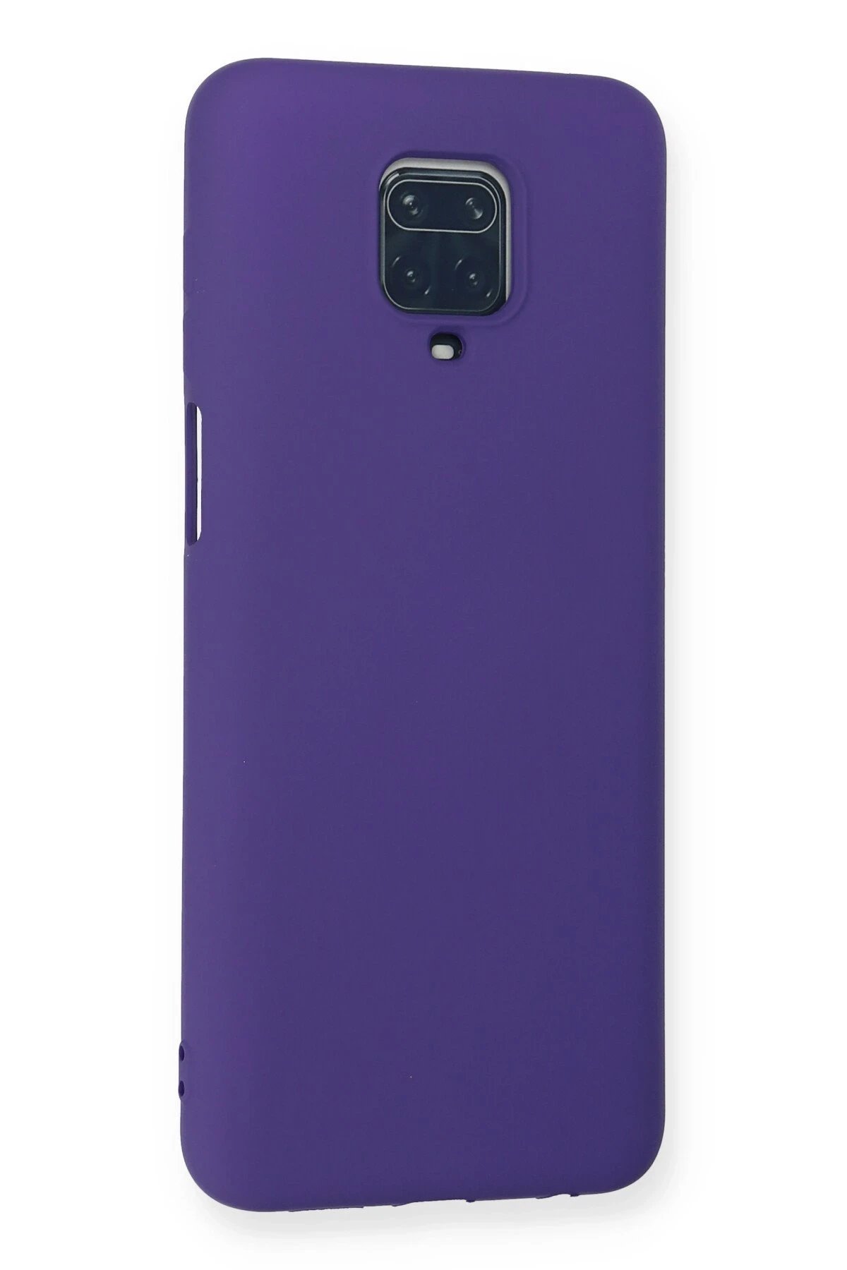 Newface Xiaomi Redmi Note 9 Pro Kılıf Nano içi Kadife Silikon - Mor