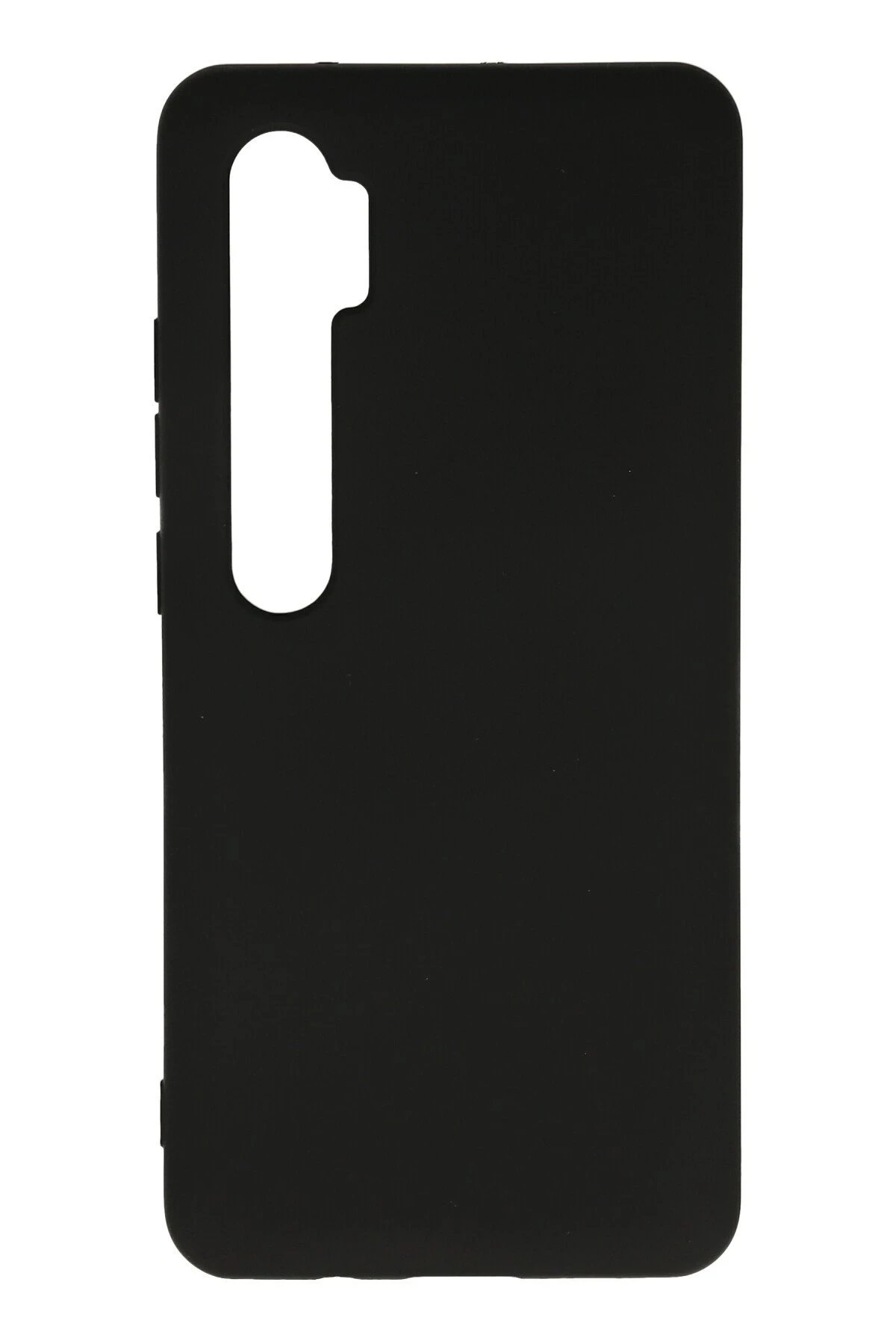 Newface Xiaomi Mi Note 10 Lite Kılıf Nano içi Kadife Silikon - Siyah