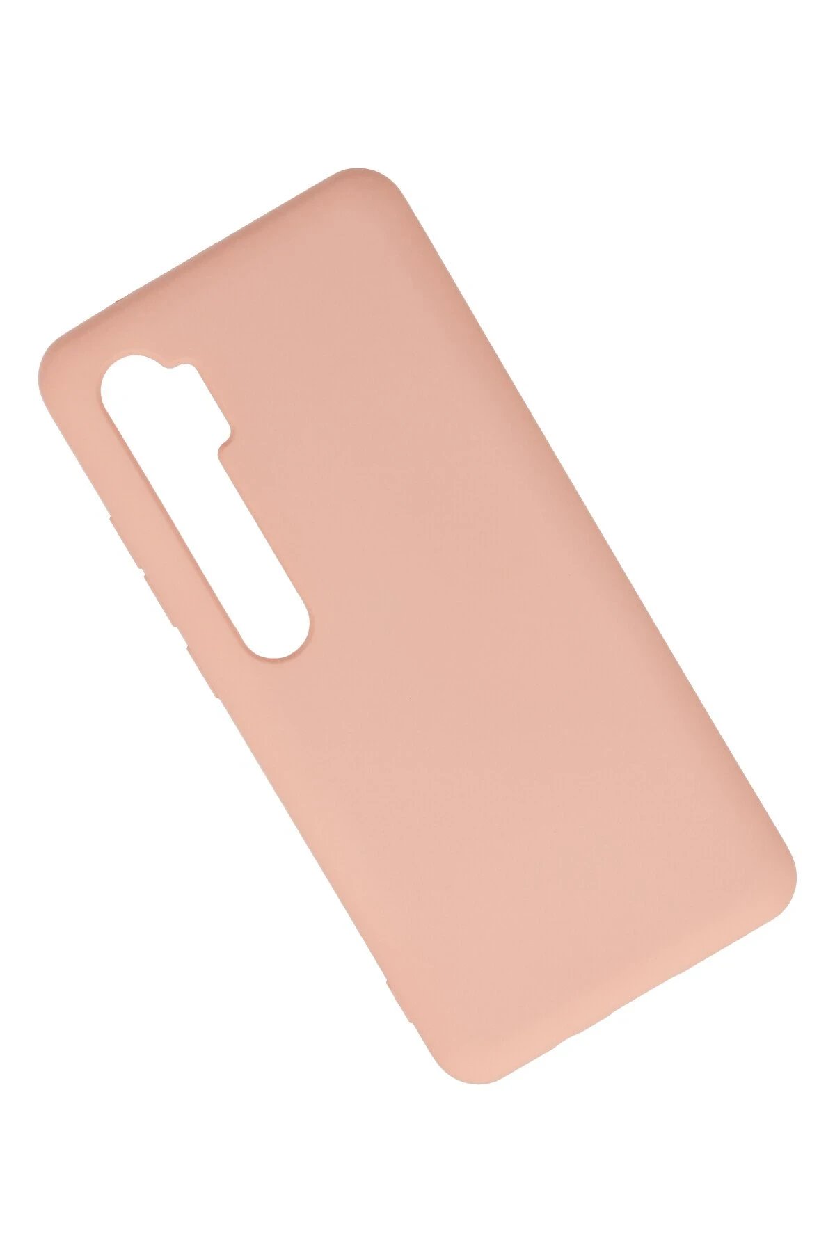 Newface Xiaomi Mi Note 10 Lite Kılıf Nano içi Kadife Silikon - Pudra