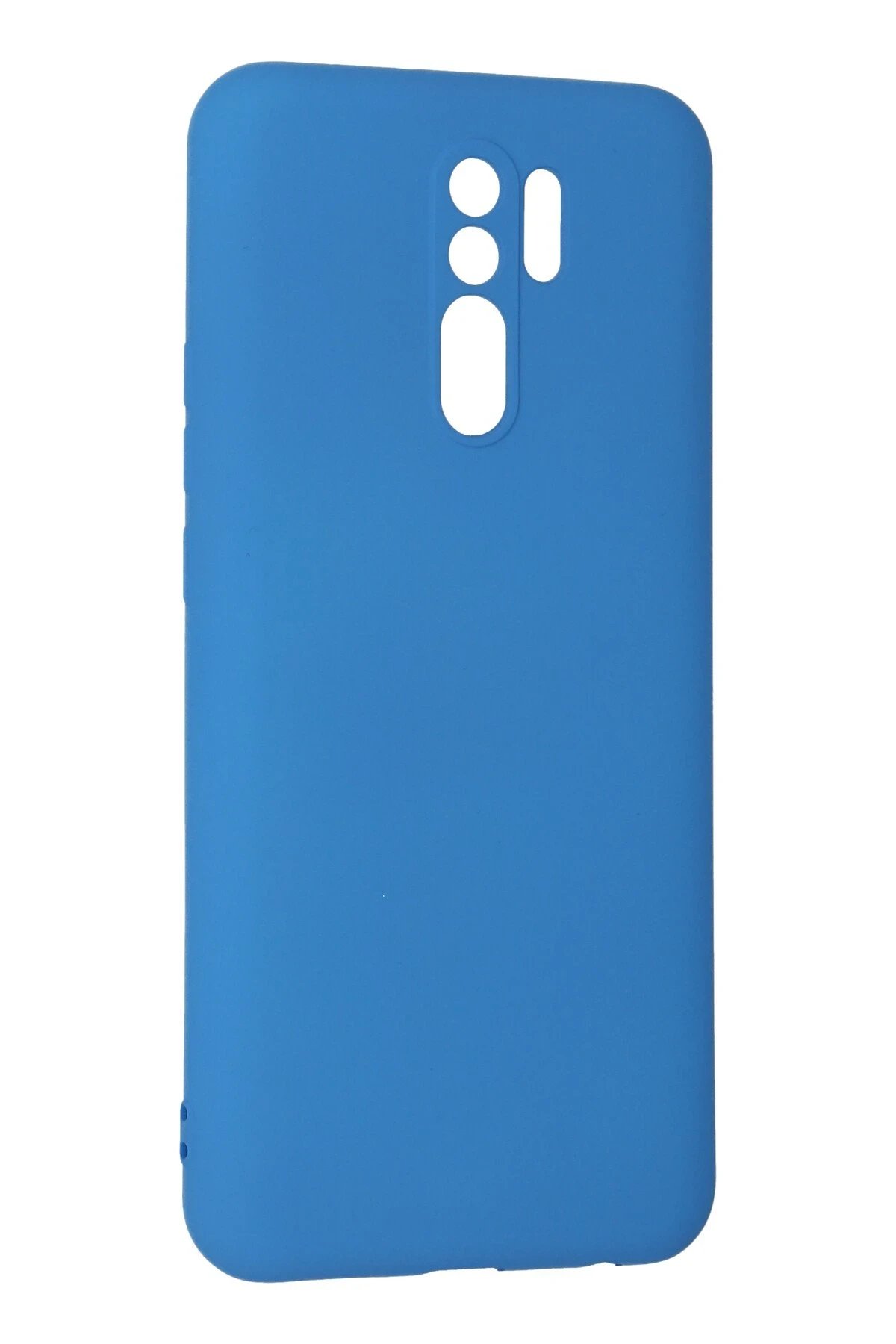 Newface Xiaomi Redmi 9 Kılıf Nano içi Kadife Silikon - Mavi