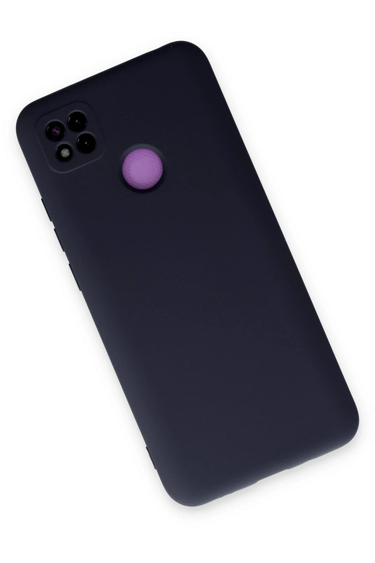 Newface Xiaomi Redmi 9C Kılıf Nano içi Kadife Silikon - Lacivert