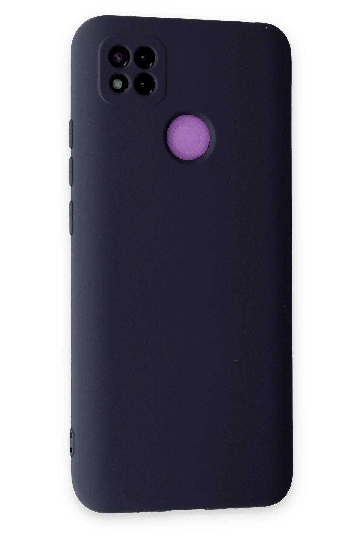 Newface Xiaomi Redmi 9C Kılıf Nano içi Kadife Silikon - Lacivert