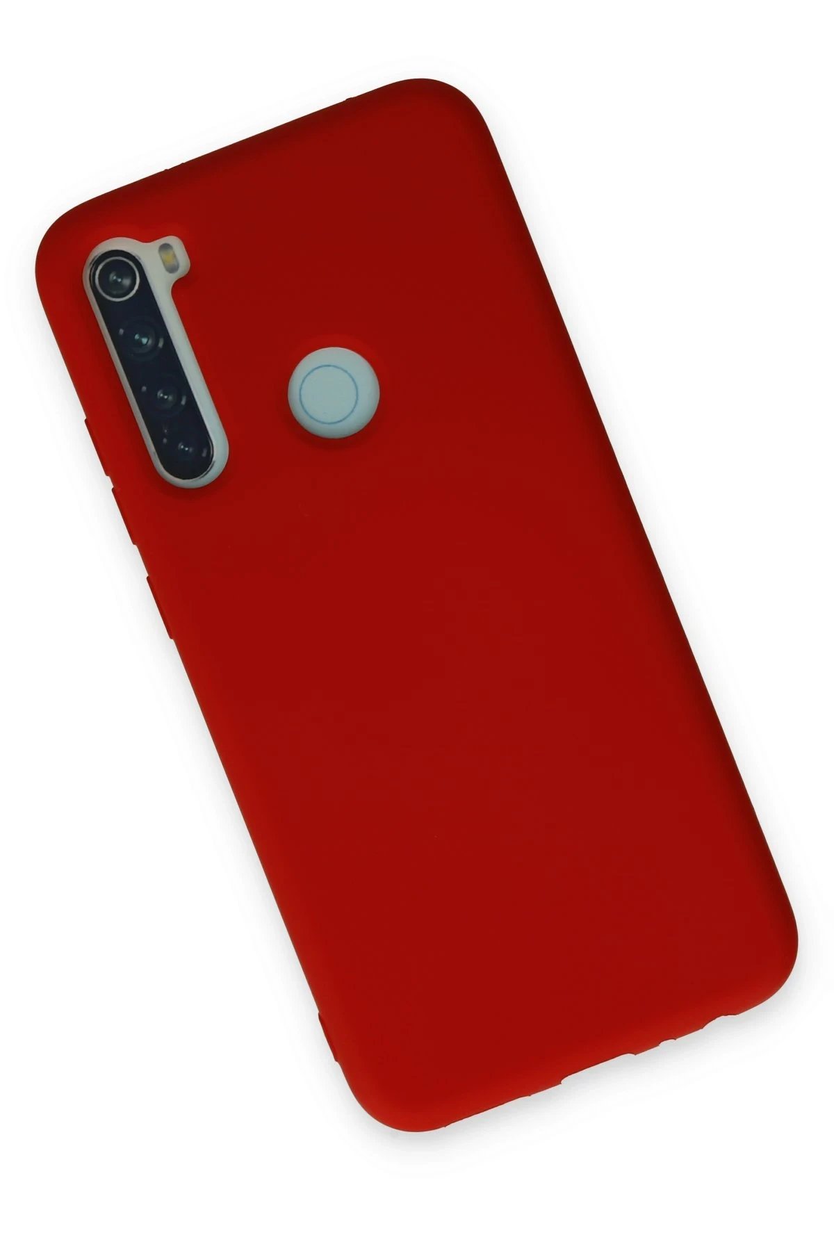 Newface Xiaomi Redmi Note 8 Kılıf Nano içi Kadife Silikon - Kırmızı