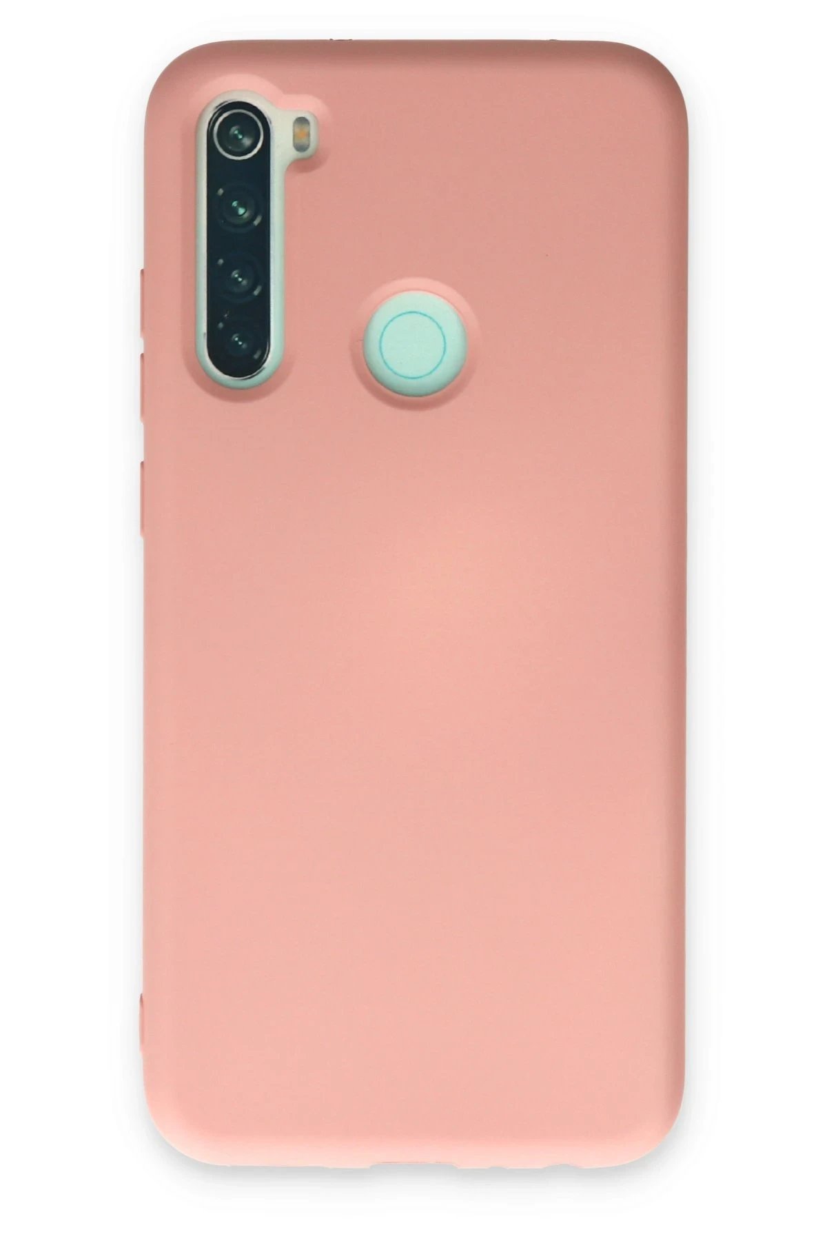 Newface Xiaomi Redmi Note 8 Kılıf Nano içi Kadife Silikon - Pudra