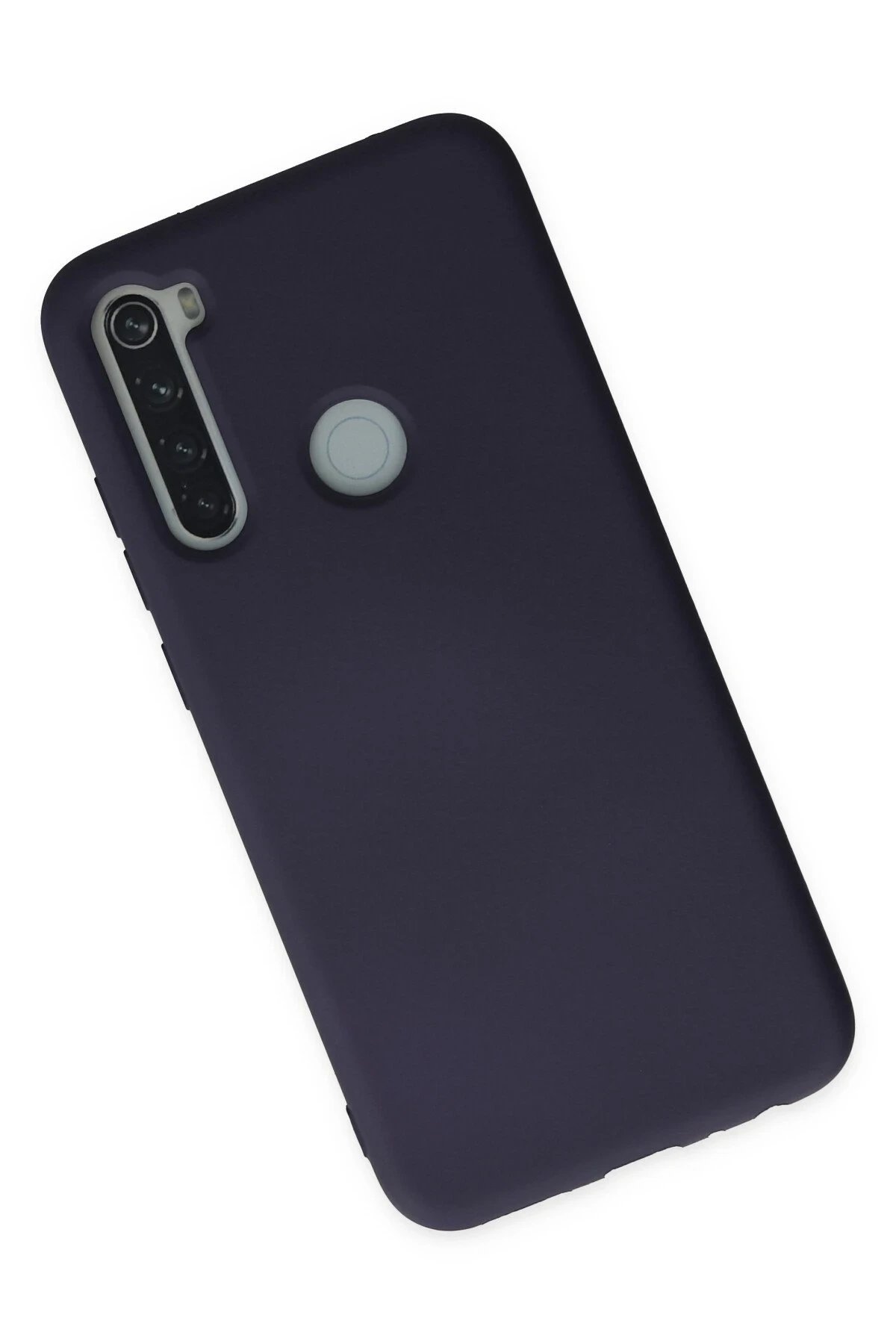 Newface Xiaomi Redmi Note 8 Kılıf Nano içi Kadife Silikon - Lacivert