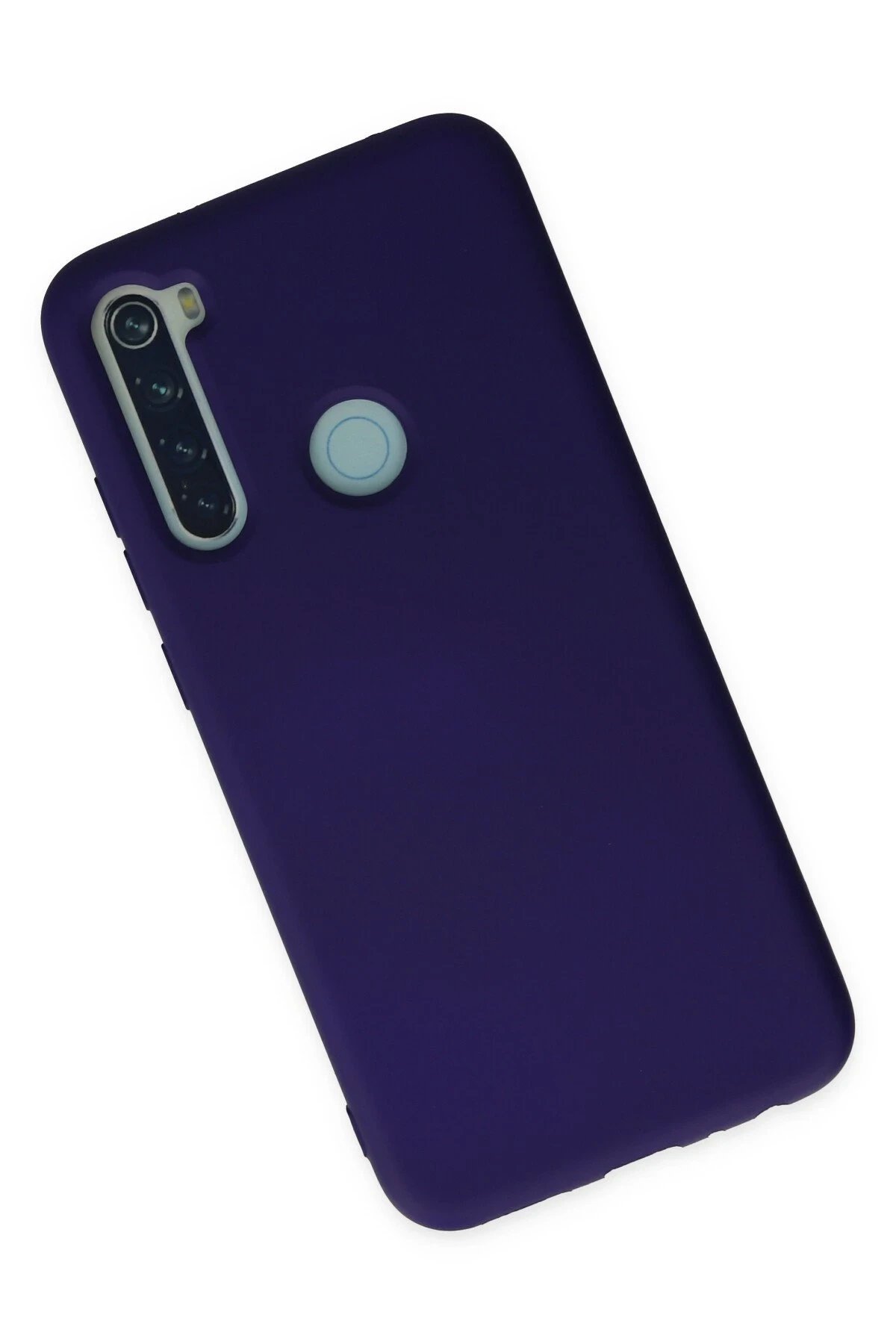 Newface Xiaomi Redmi Note 8 Kılıf Nano içi Kadife Silikon - Mor