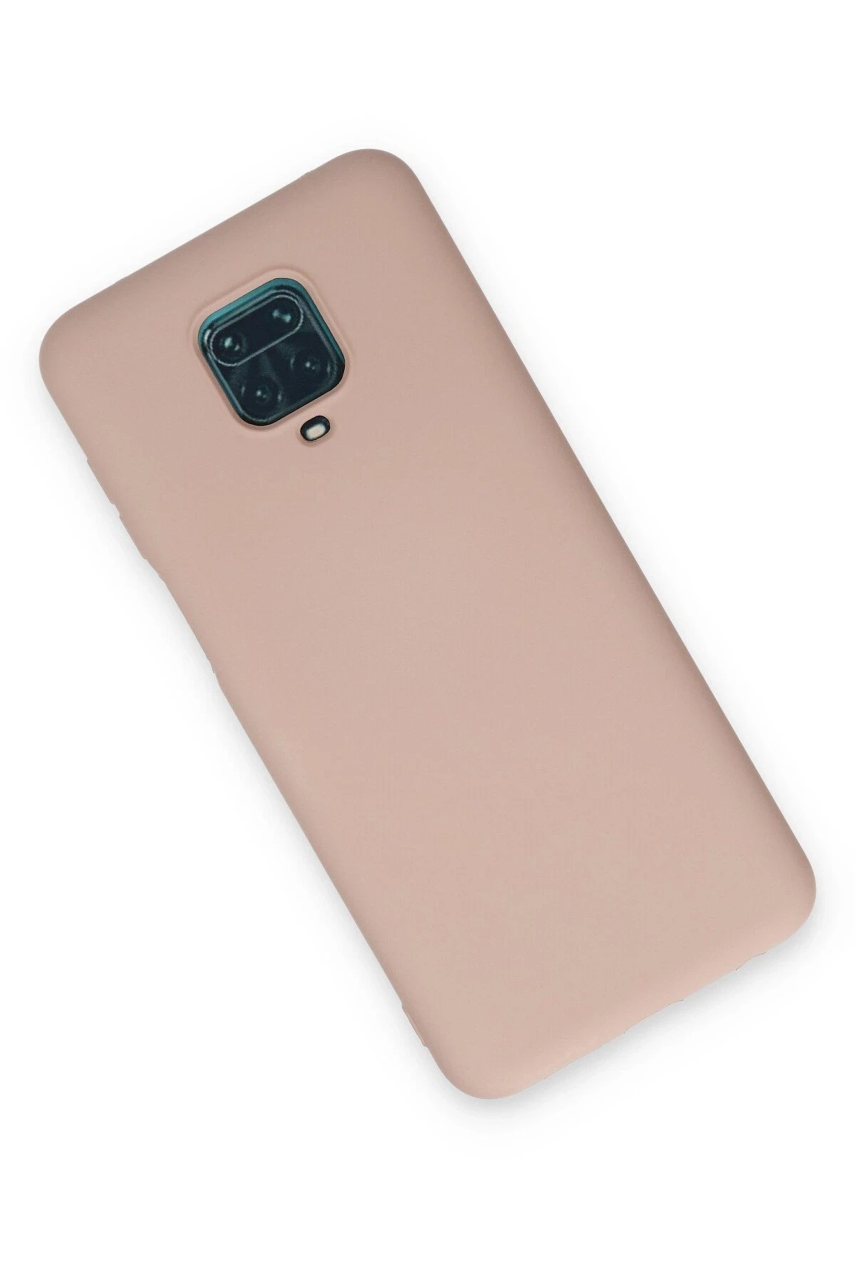 Newface Xiaomi Redmi Note 9 Pro Kılıf Nano içi Kadife Silikon - Pudra