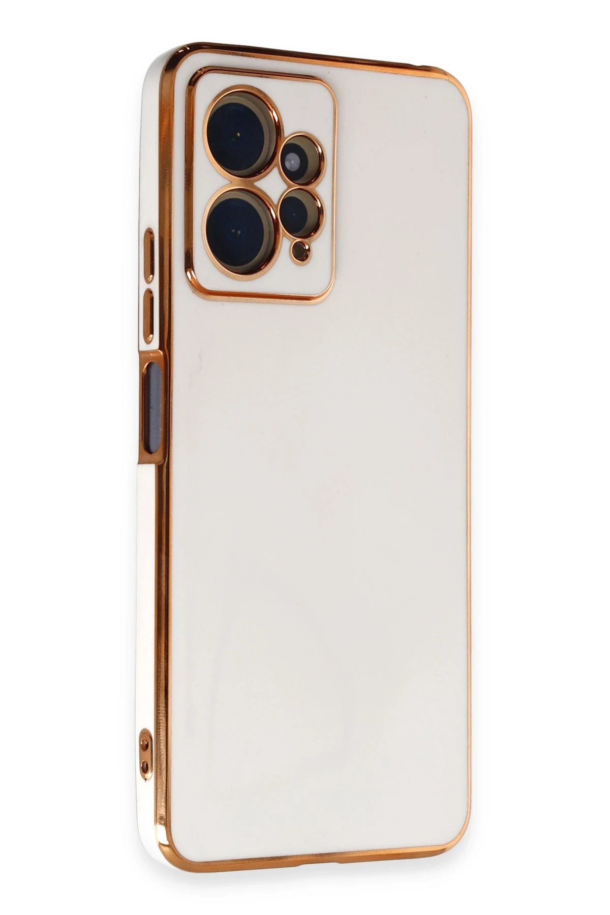 Newface Xiaomi Redmi Note 12 4G Kılıf Volet Silikon - Beyaz