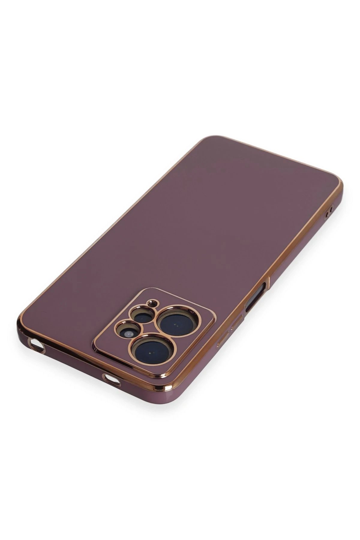 Newface Xiaomi Redmi Note 12 4G Kılıf Volet Silikon - Mor