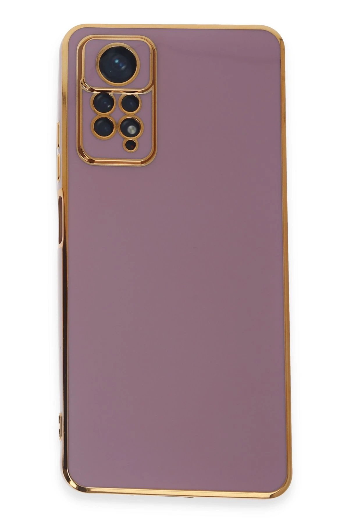 Newface Xiaomi Redmi Note 12 Pro 4G Kılıf Volet Silikon - Mor