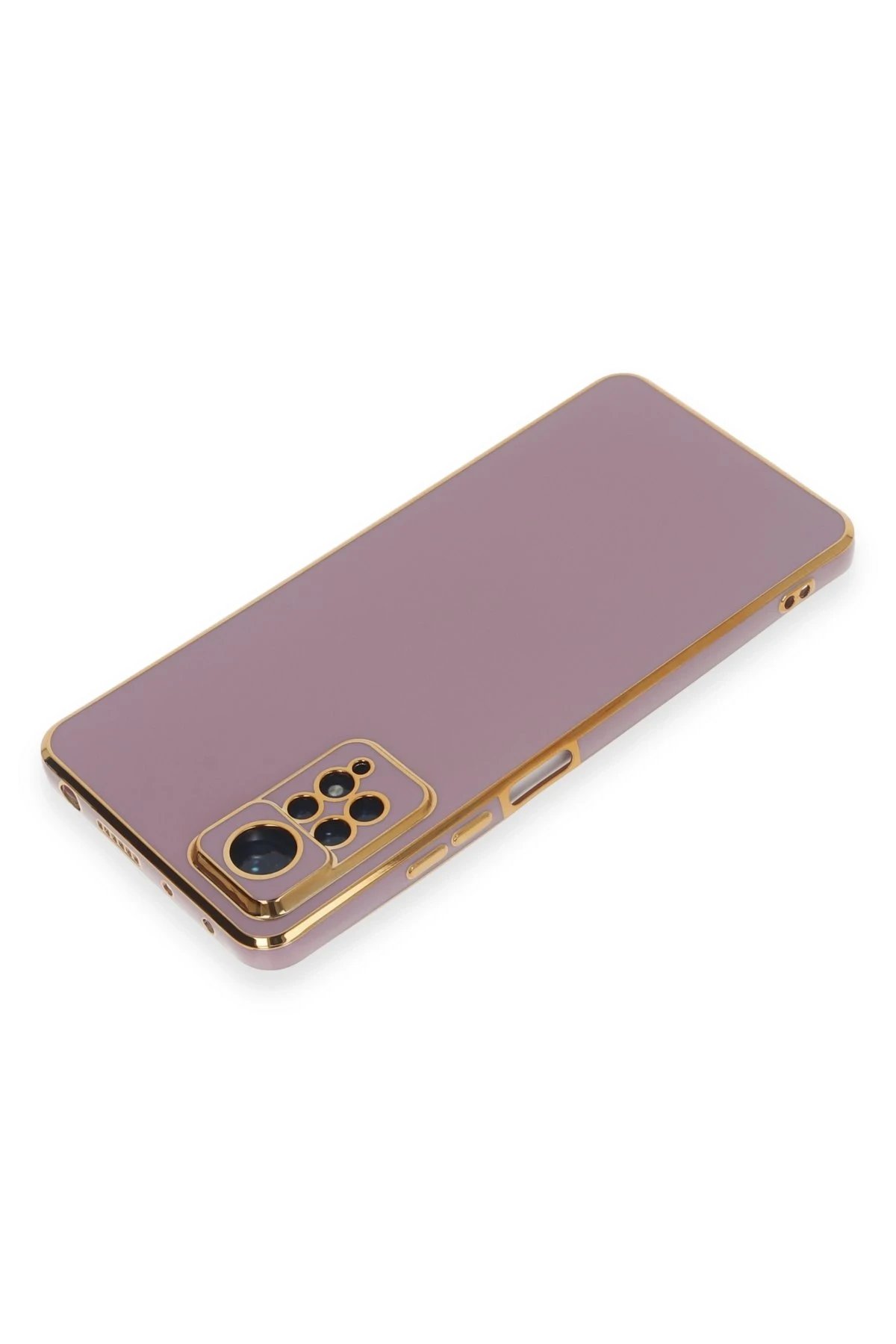 Newface Xiaomi Redmi Note 12 Pro 4G Kılıf Volet Silikon - Mor