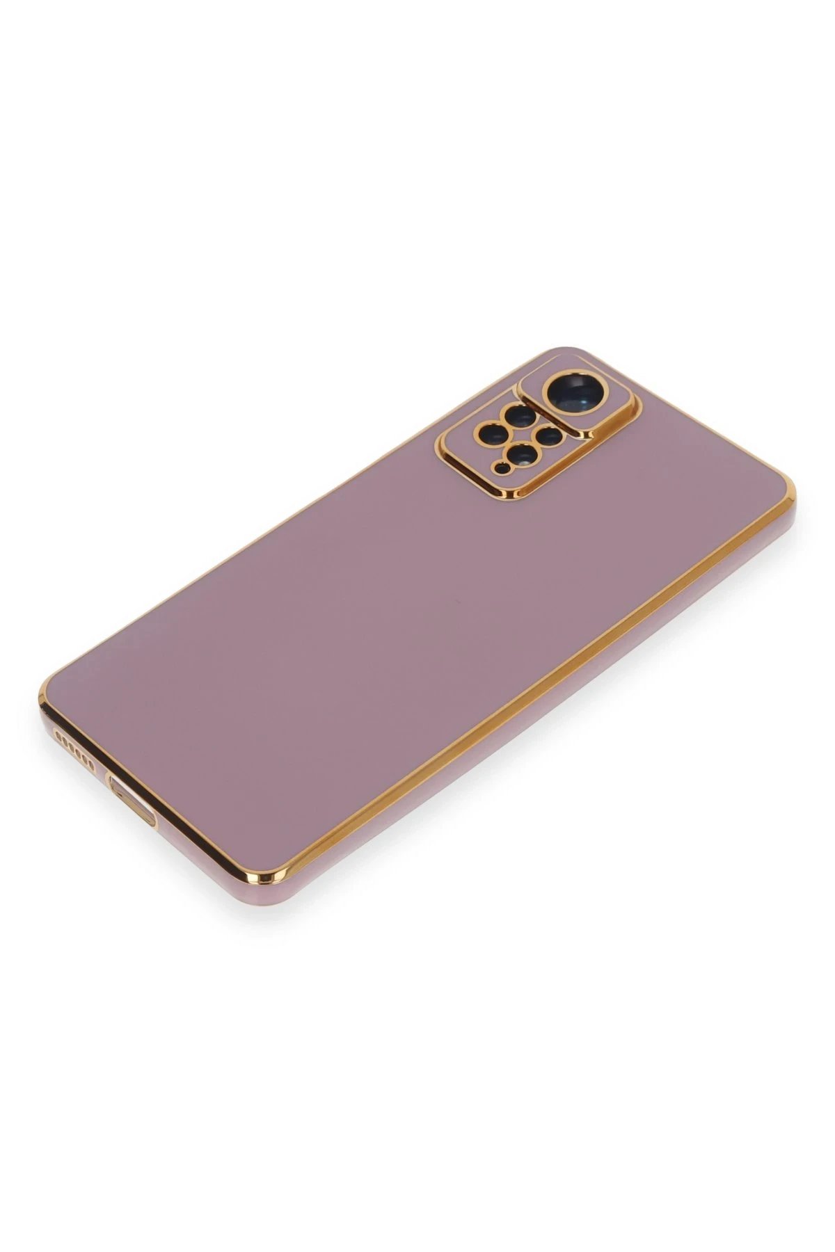 Newface Xiaomi Redmi Note 12 Pro 4G Kılıf Volet Silikon - Mor