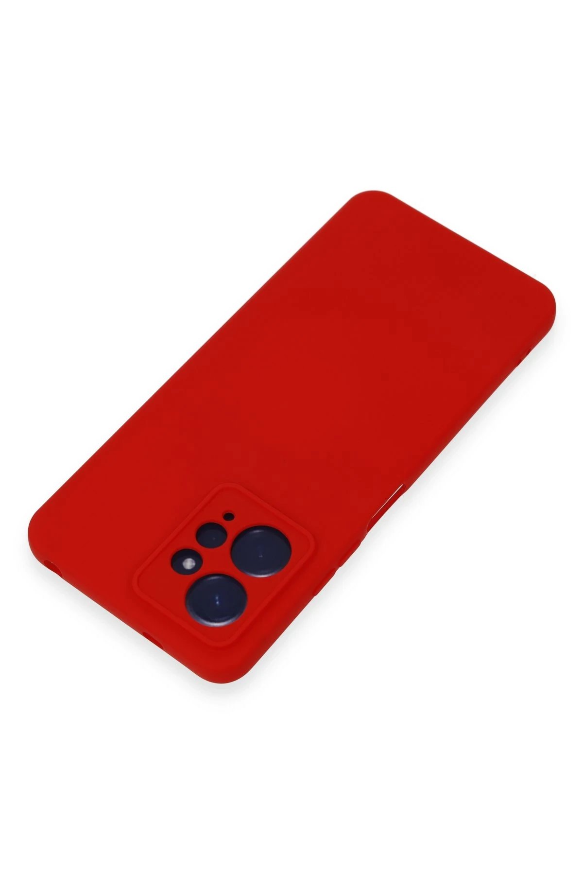 Newface Xiaomi Redmi Note 12 4G Kılıf Nano içi Kadife Silikon - Kırmızı