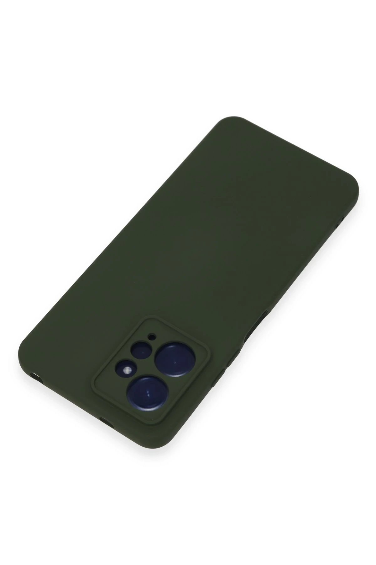 Newface Xiaomi Redmi Note 12 4G Kılıf Nano içi Kadife Silikon - Koyu Yeşil