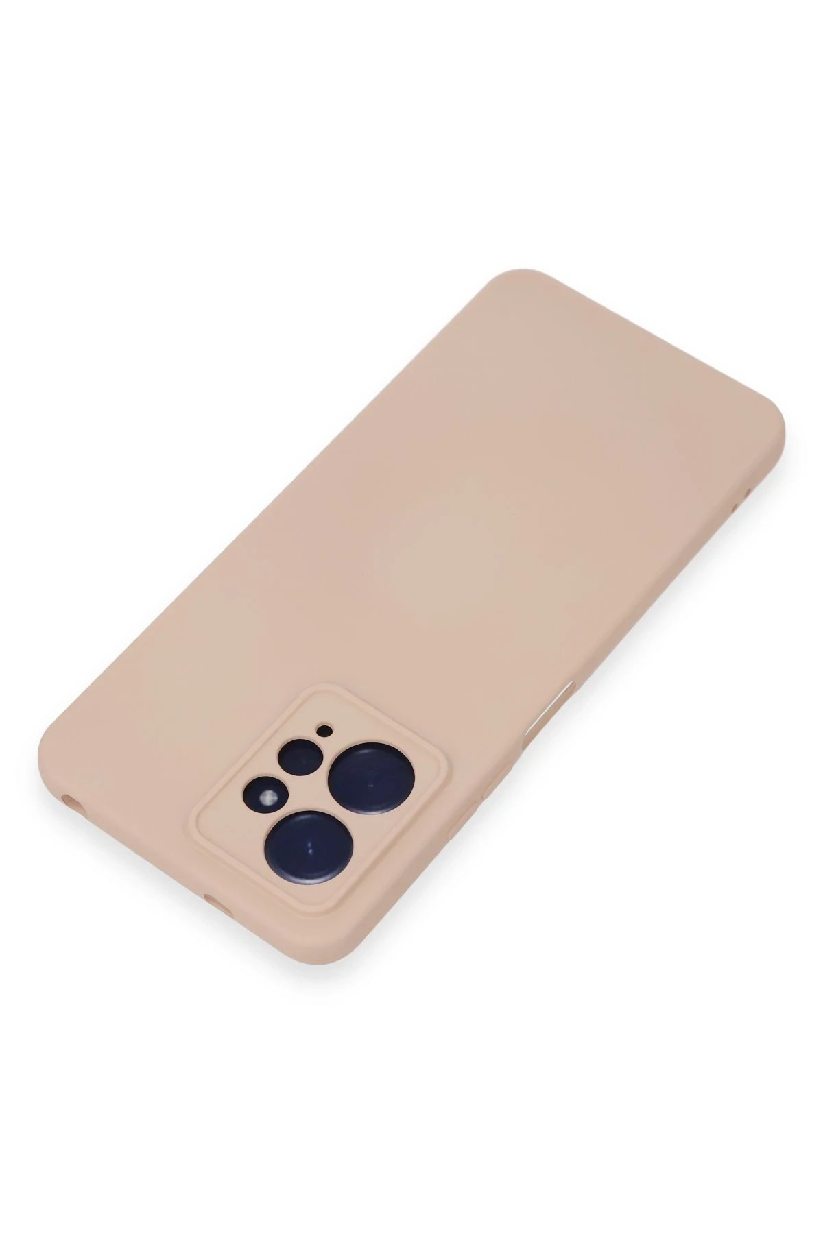 Newface Xiaomi Redmi Note 12 4G Kılıf Nano içi Kadife Silikon - Pudra