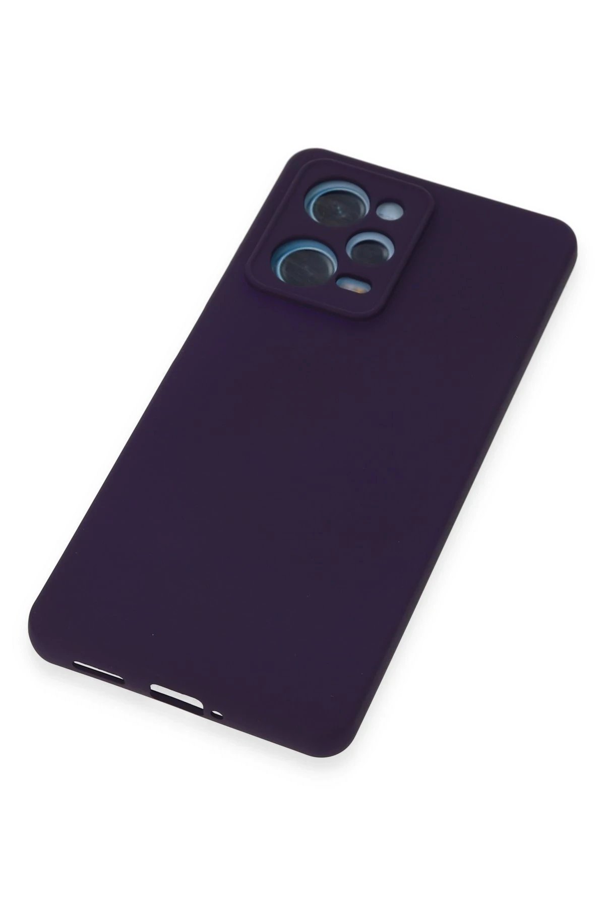 Newface Xiaomi Redmi Note 12 Pro 5G Kılıf Nano içi Kadife Silikon - Mor