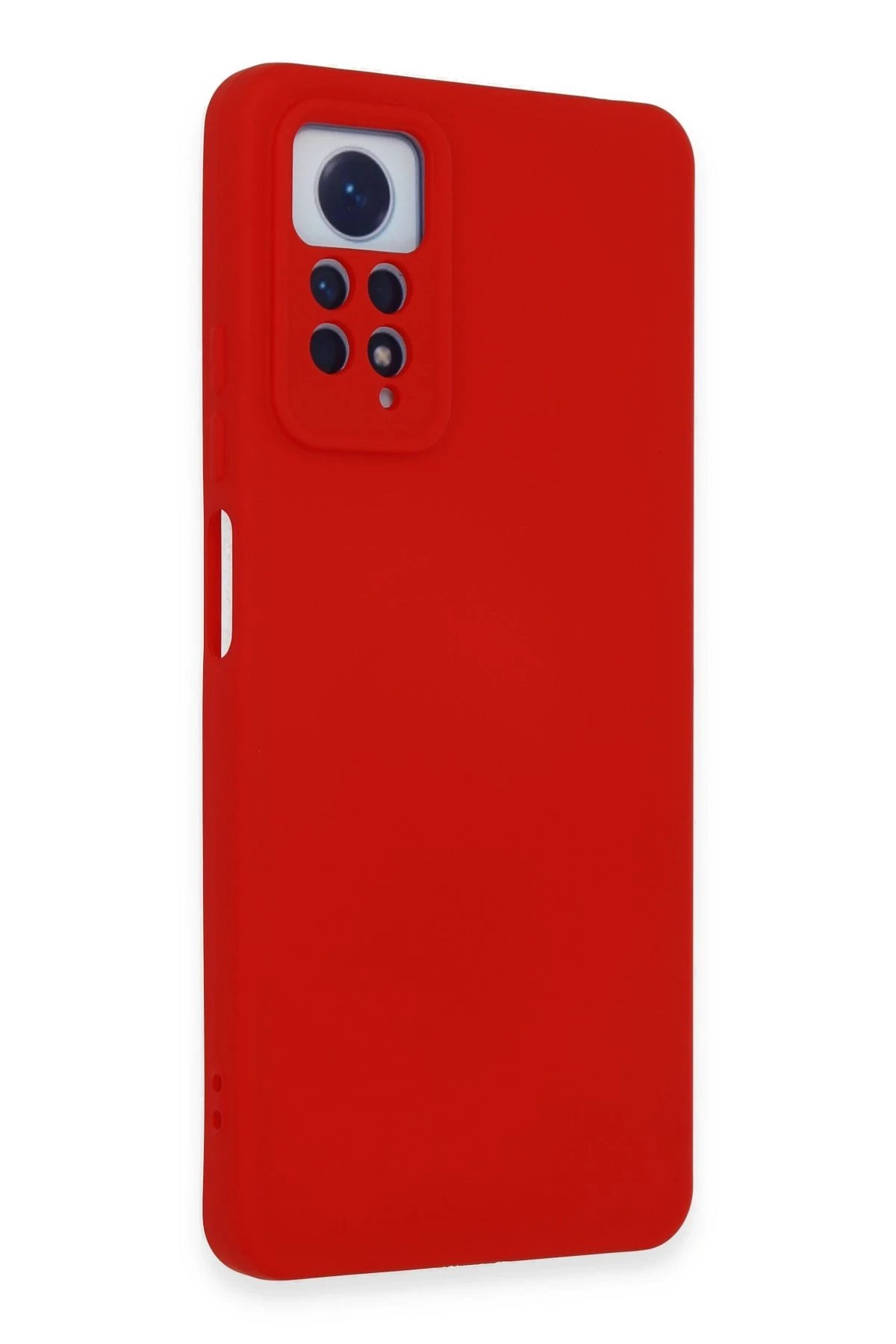 Newface Xiaomi Redmi Note 12 Pro 4G Kılıf Nano içi Kadife Silikon - Kırmızı