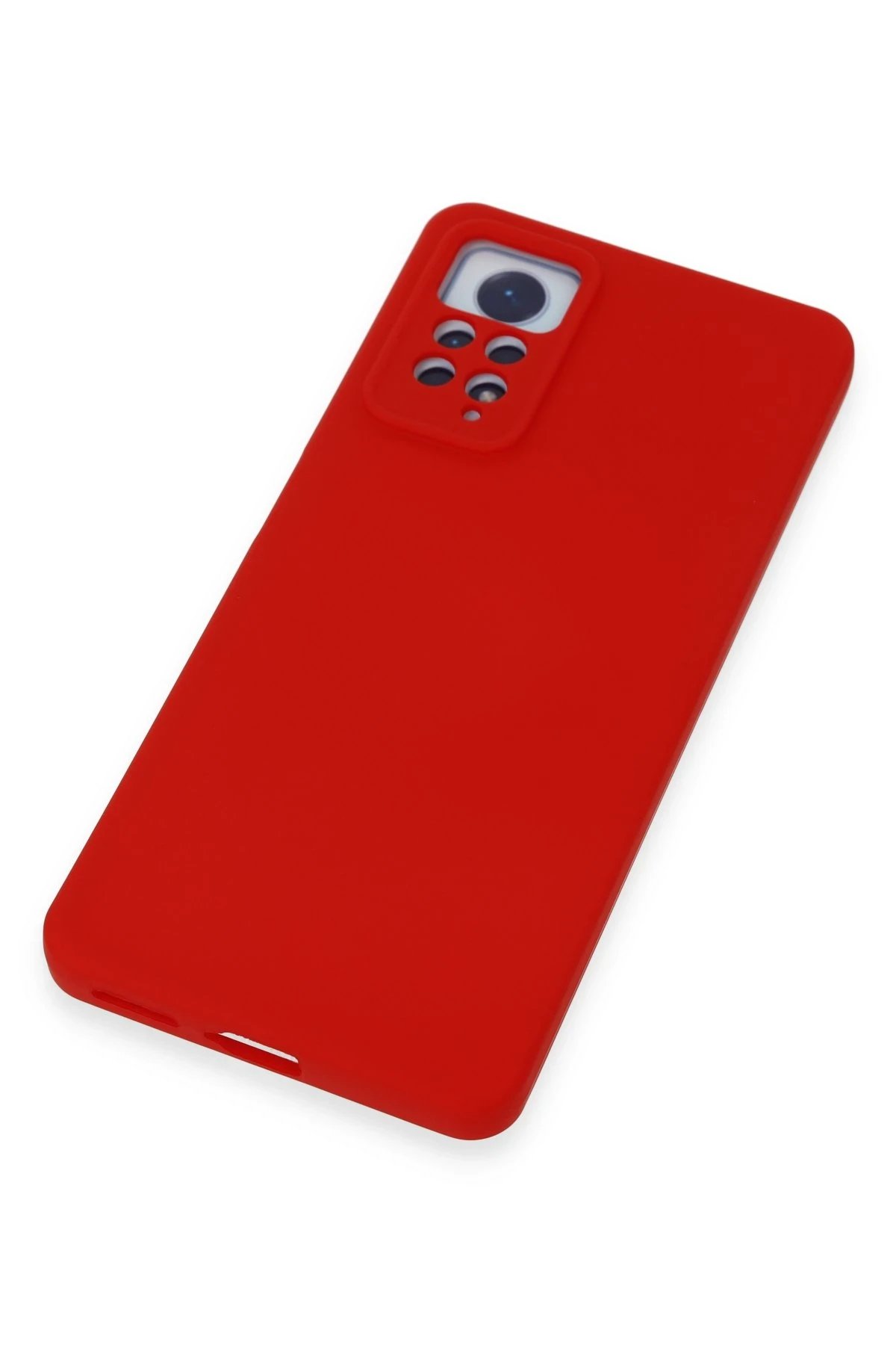 Newface Xiaomi Redmi Note 12 Pro 4G Kılıf Nano içi Kadife Silikon - Kırmızı