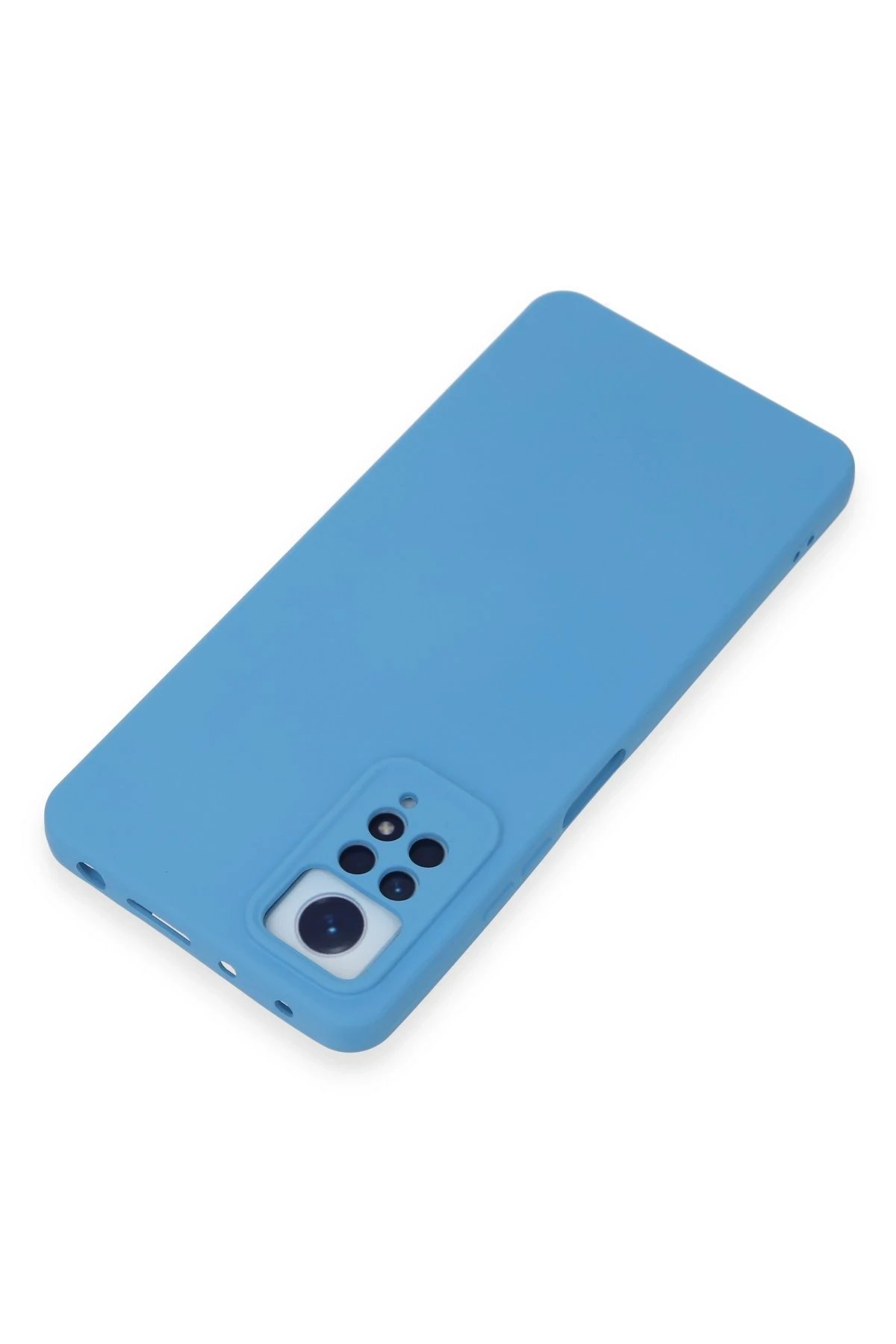 Newface Xiaomi Redmi Note 12 Pro 4G Kılıf Nano içi Kadife Silikon - Mavi