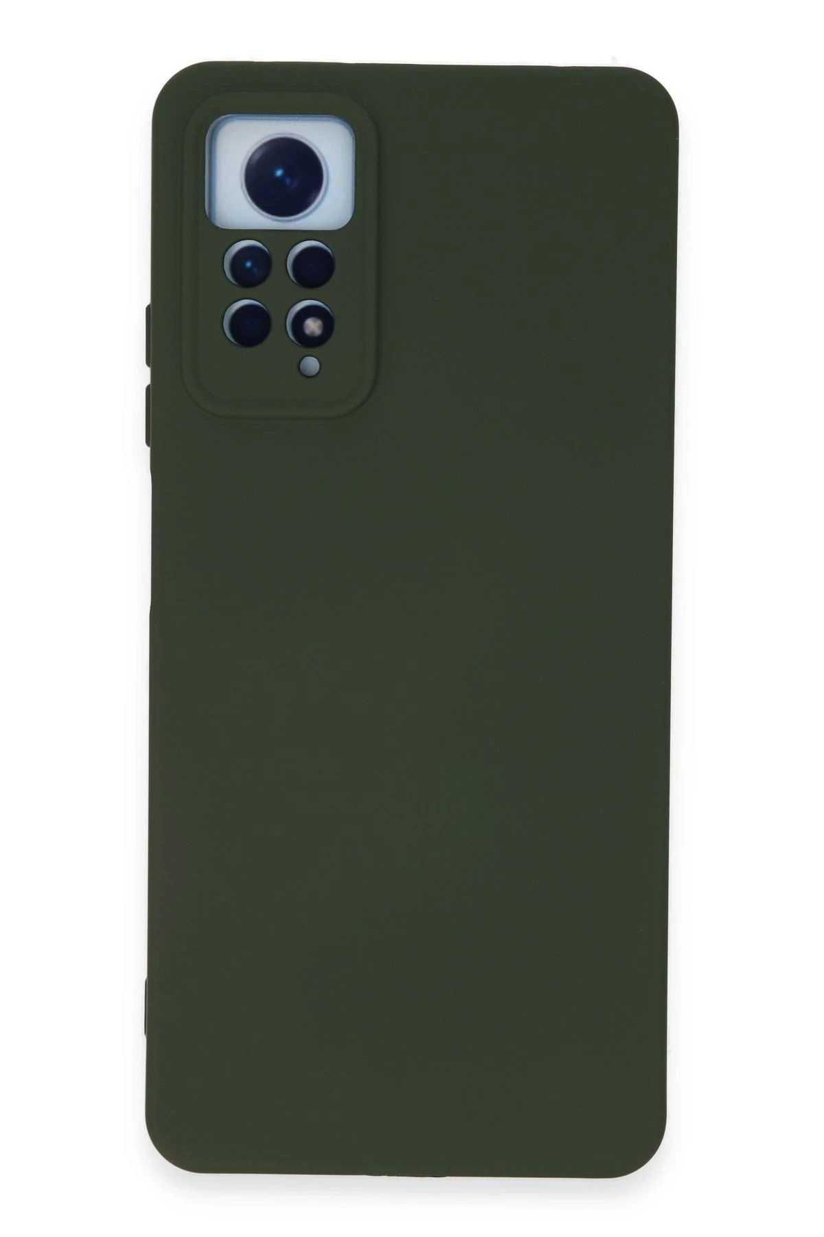 Newface Xiaomi Redmi Note 12 Pro 4G Kılıf Nano içi Kadife Silikon - Koyu Yeşil