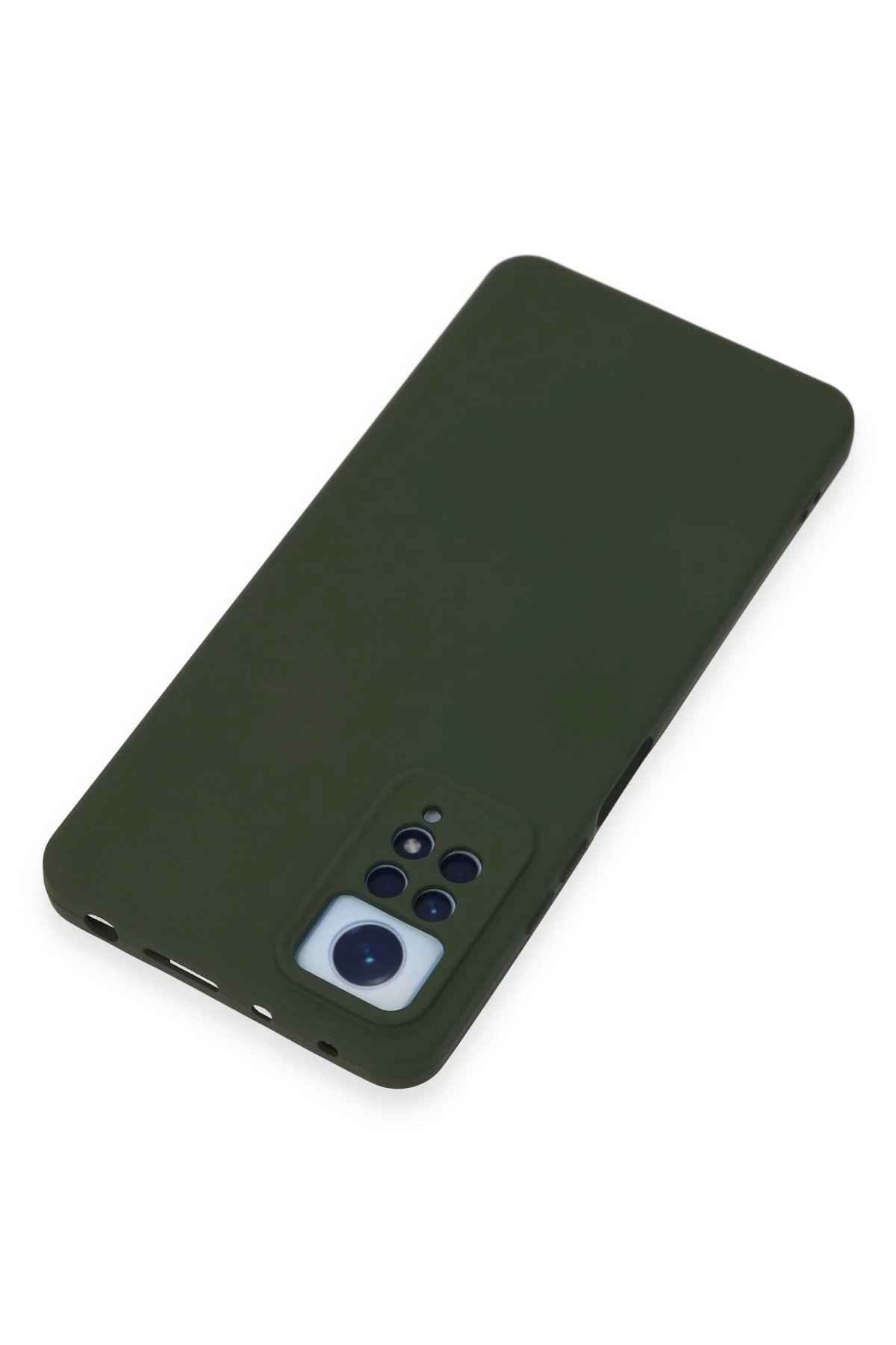 Newface Xiaomi Redmi Note 12 Pro 4G Kılıf Nano içi Kadife Silikon - Koyu Yeşil