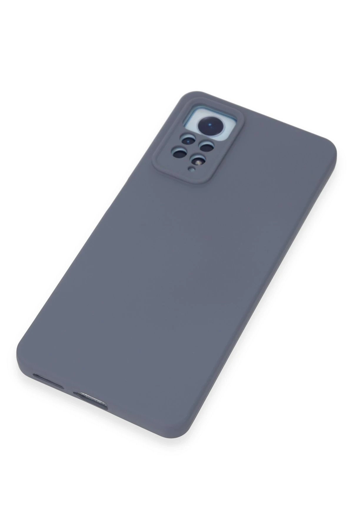 Newface Xiaomi Redmi Note 12 Pro 4G Kılıf Nano içi Kadife Silikon - Gri