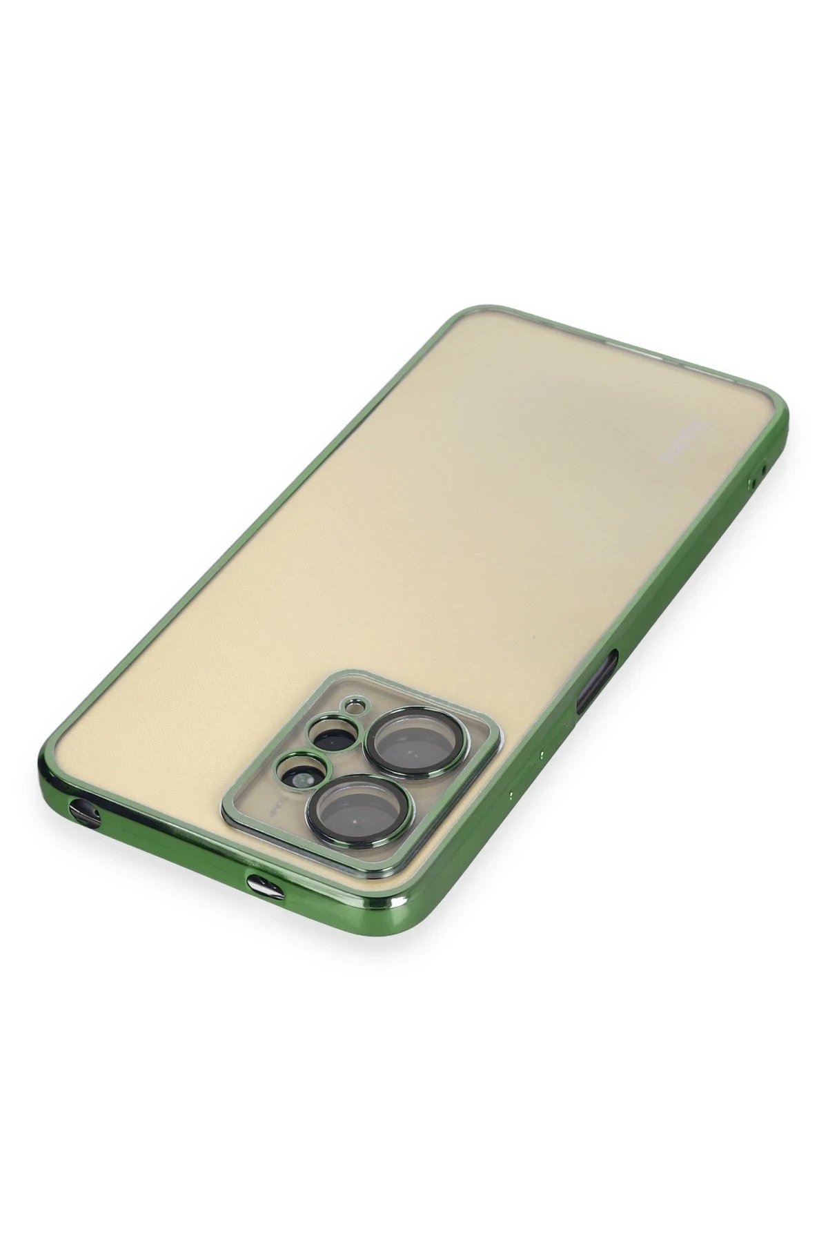 Newface Xiaomi Redmi Note 12 4G Kılıf Razer Lensli Silikon - Yeşil