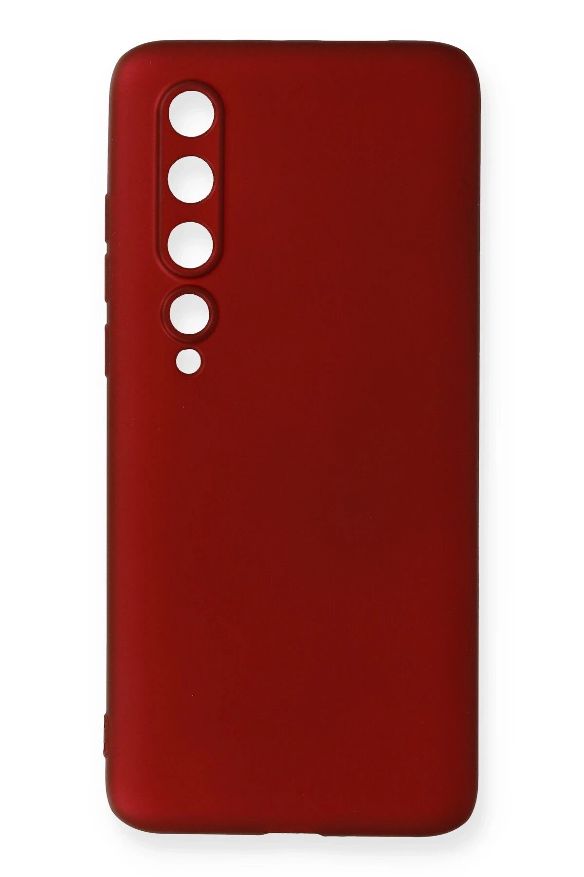 Newface Xiaomi Mi 10 Kılıf First Silikon - Bordo