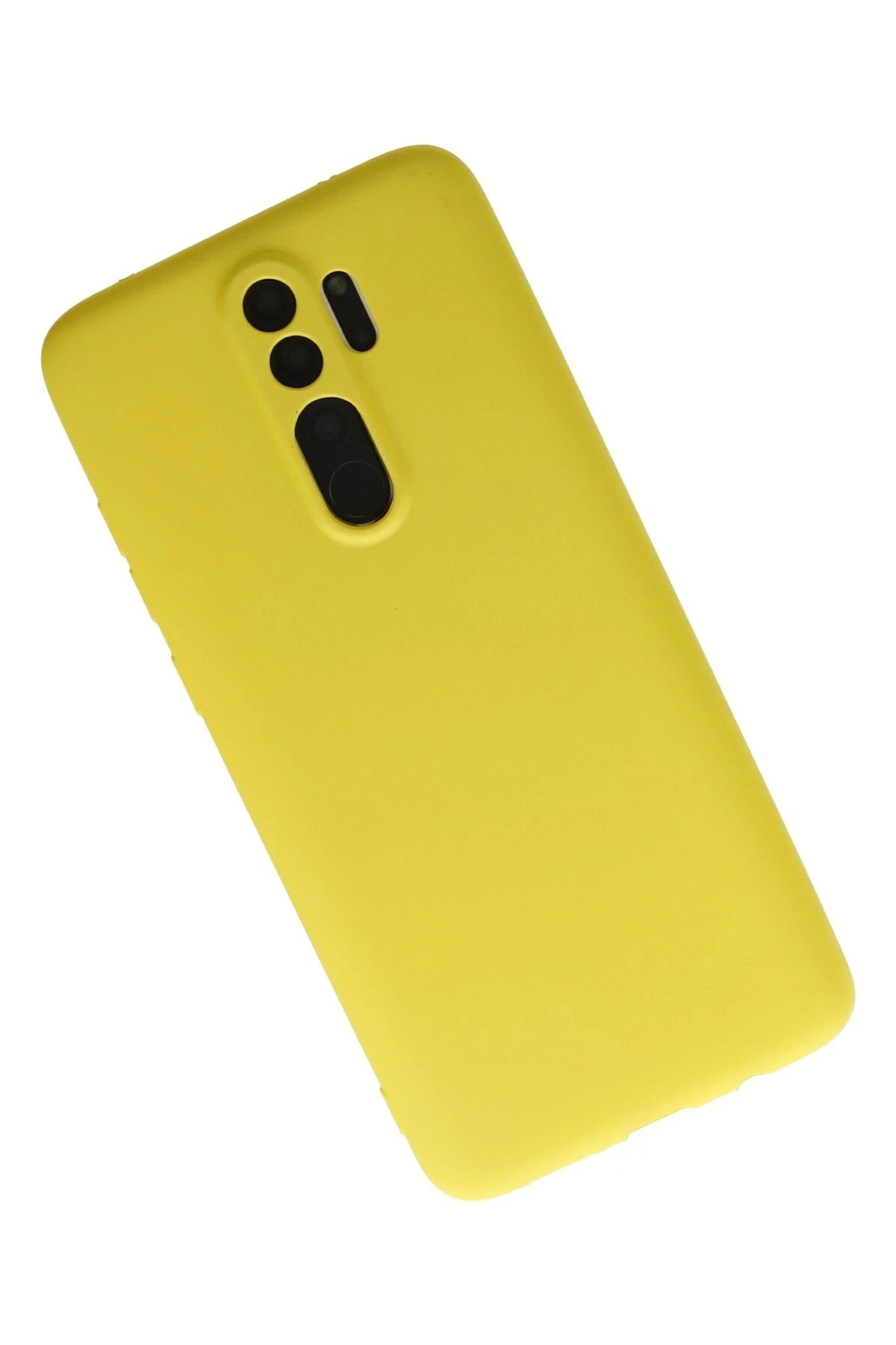 Newface Xiaomi Redmi Note 8 Pro Kılıf First Silikon - Sarı