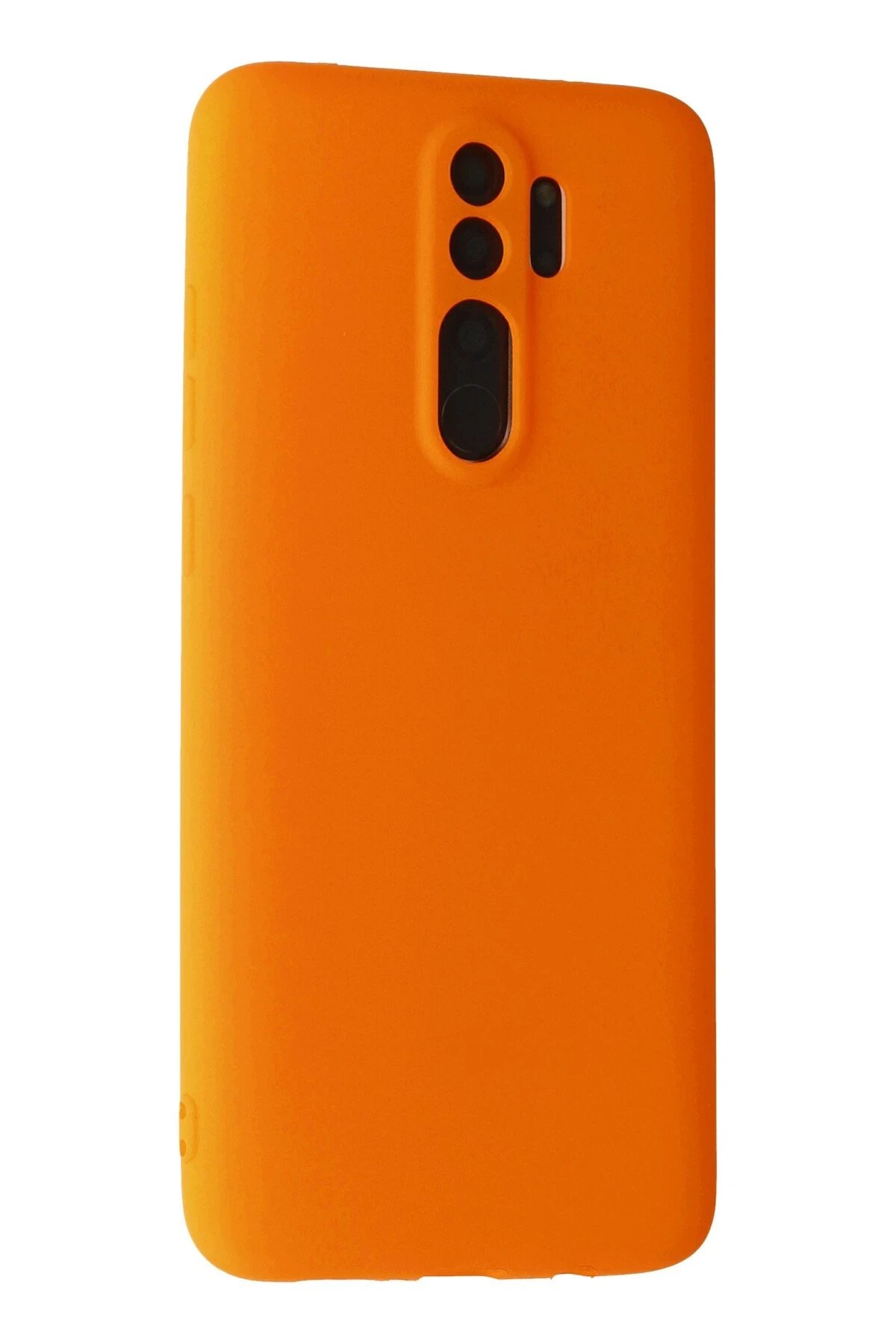 Newface Xiaomi Redmi Note 8 Pro Kılıf First Silikon - Turuncu