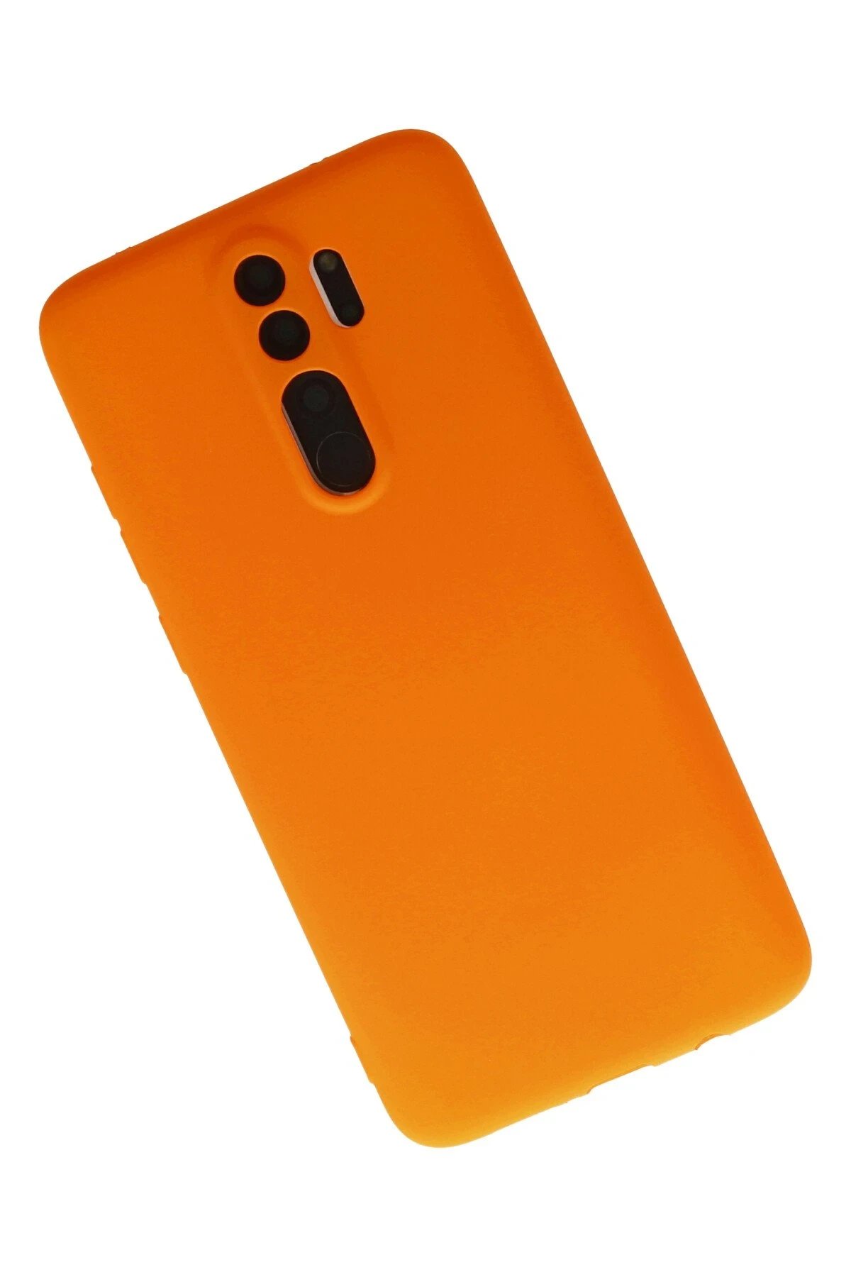 Newface Xiaomi Redmi Note 8 Pro Kılıf First Silikon - Turuncu