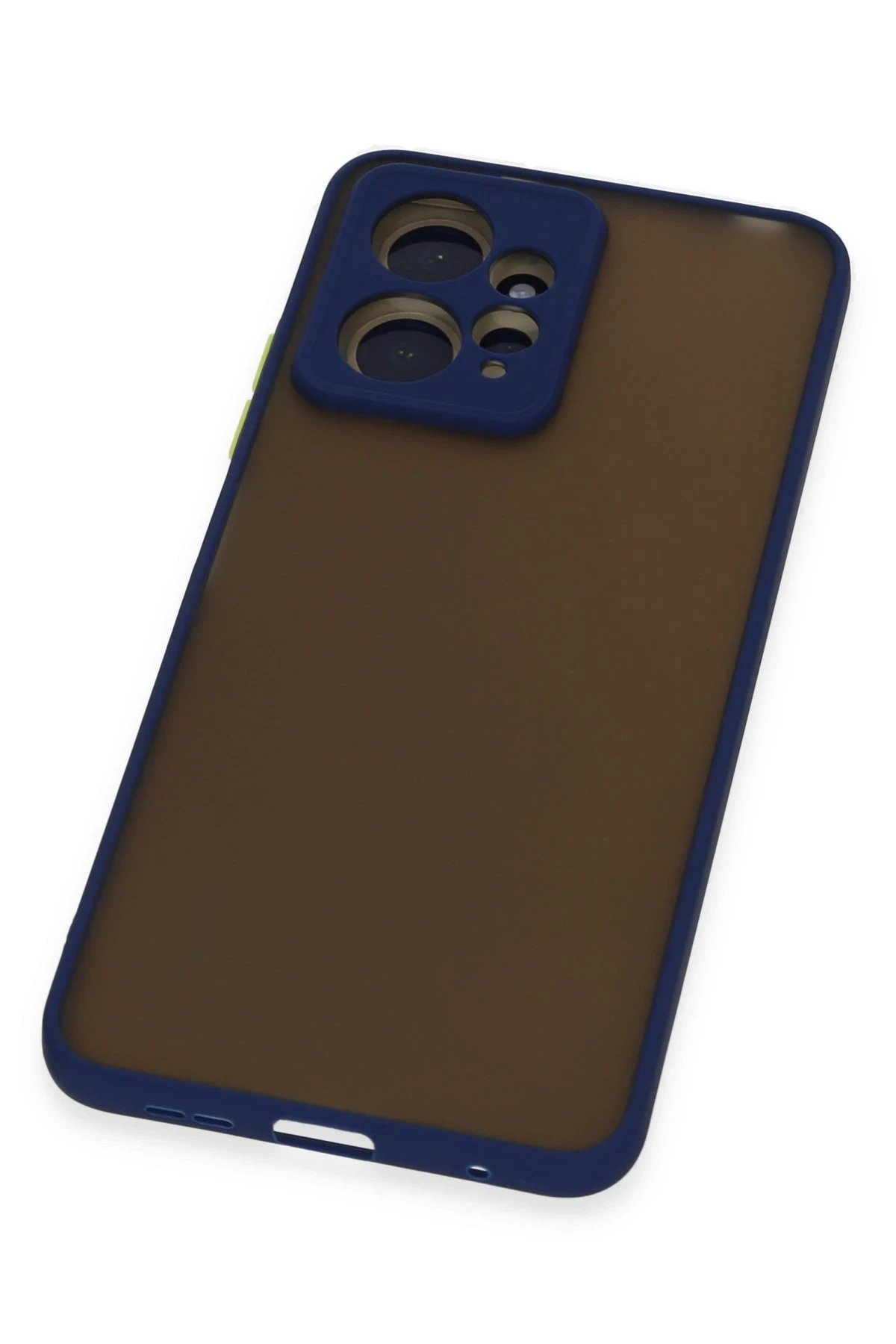 Newface Xiaomi Redmi Note 12 4G Kılıf Montreal Silikon Kapak - Lacivert