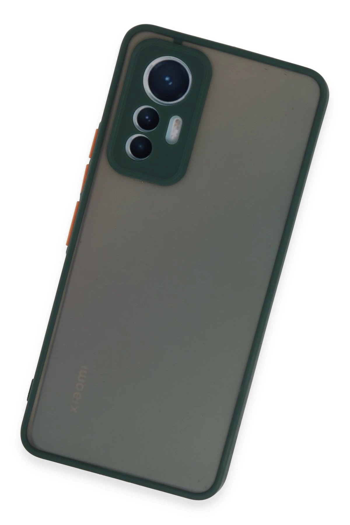 Newface Xiaomi Mi 12 Lite Kılıf Montreal Silikon Kapak - Yeşil