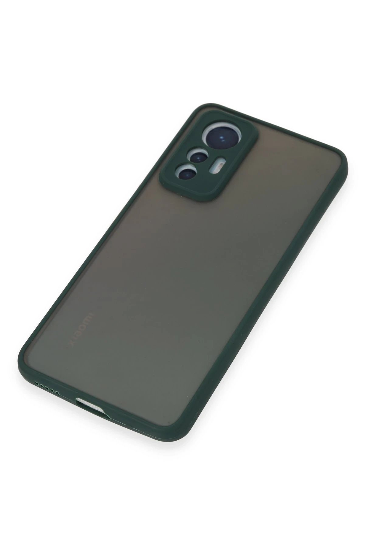 Newface Xiaomi Mi 12 Lite Kılıf Montreal Silikon Kapak - Yeşil