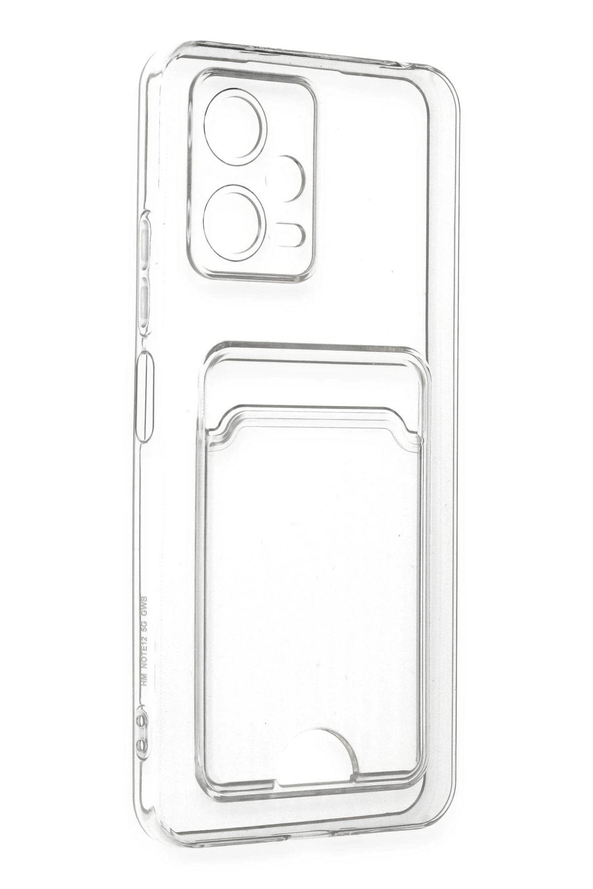 Newface Xiaomi Poco X5 5G Kılıf Kart Şeffaf Silikon - Şeffaf