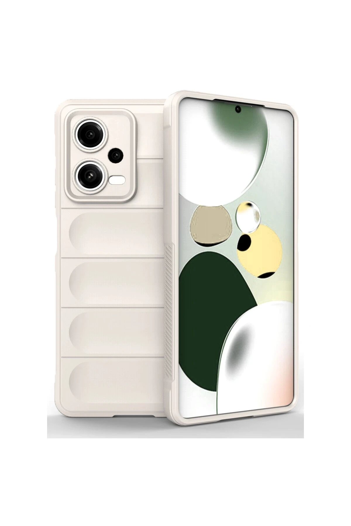 Newface Xiaomi Poco X5 5G Kılıf Optimum Silikon - Krem