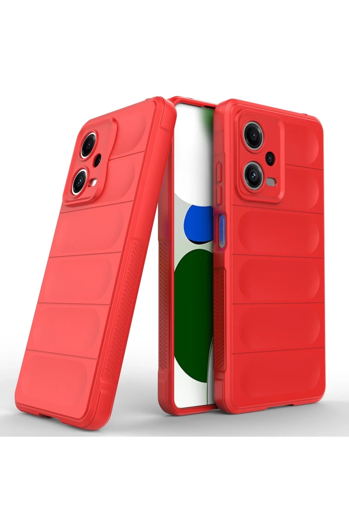 Newface Xiaomi Poco X5 5G Kılıf Optimum Silikon - Kırmızı